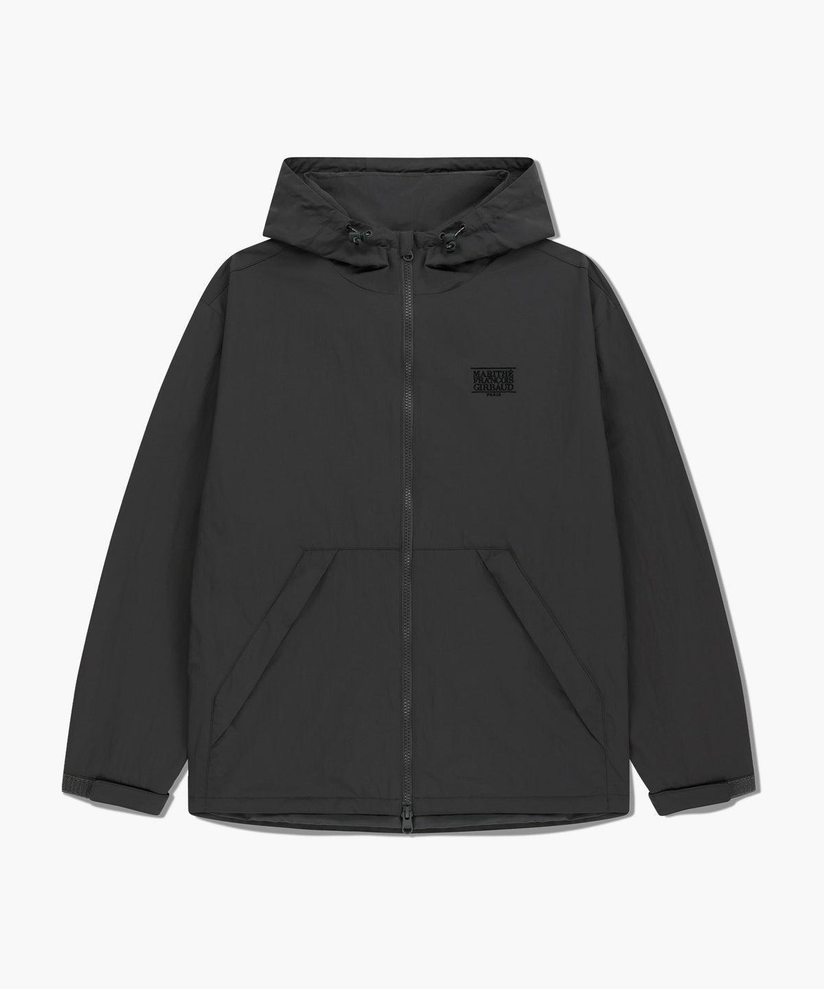 Marithe & Francois Girbaud - Classic Logo Over Fit Hooded Windbreaker (Charcoal) product image 6 | TRAB K-Fashion Australia