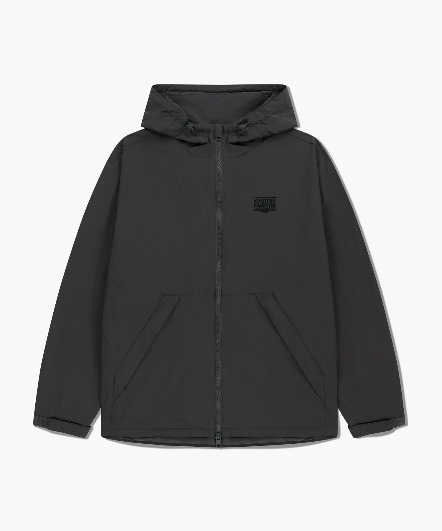 Marithe & Francois Girbaud - Classic Logo Over Fit Hooded Windbreaker (Charcoal) product image 6 | TRAB K-Fashion Australia