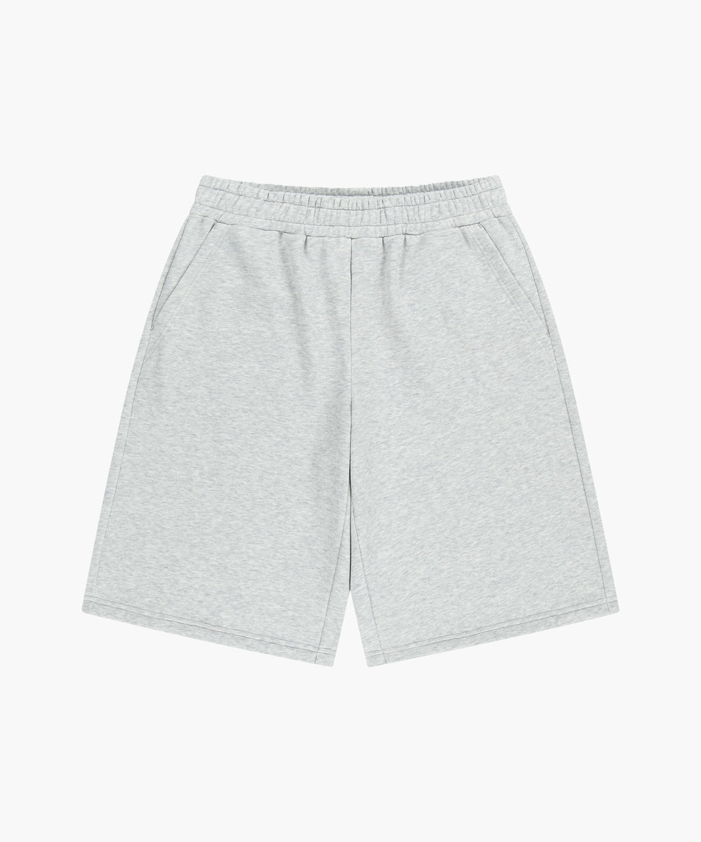 Marithe & Francois Girbaud - Embo Logo Bermuda Sweat Shorts (Light Heather Gray) product image 6 | TRAB K-Fashion Australia