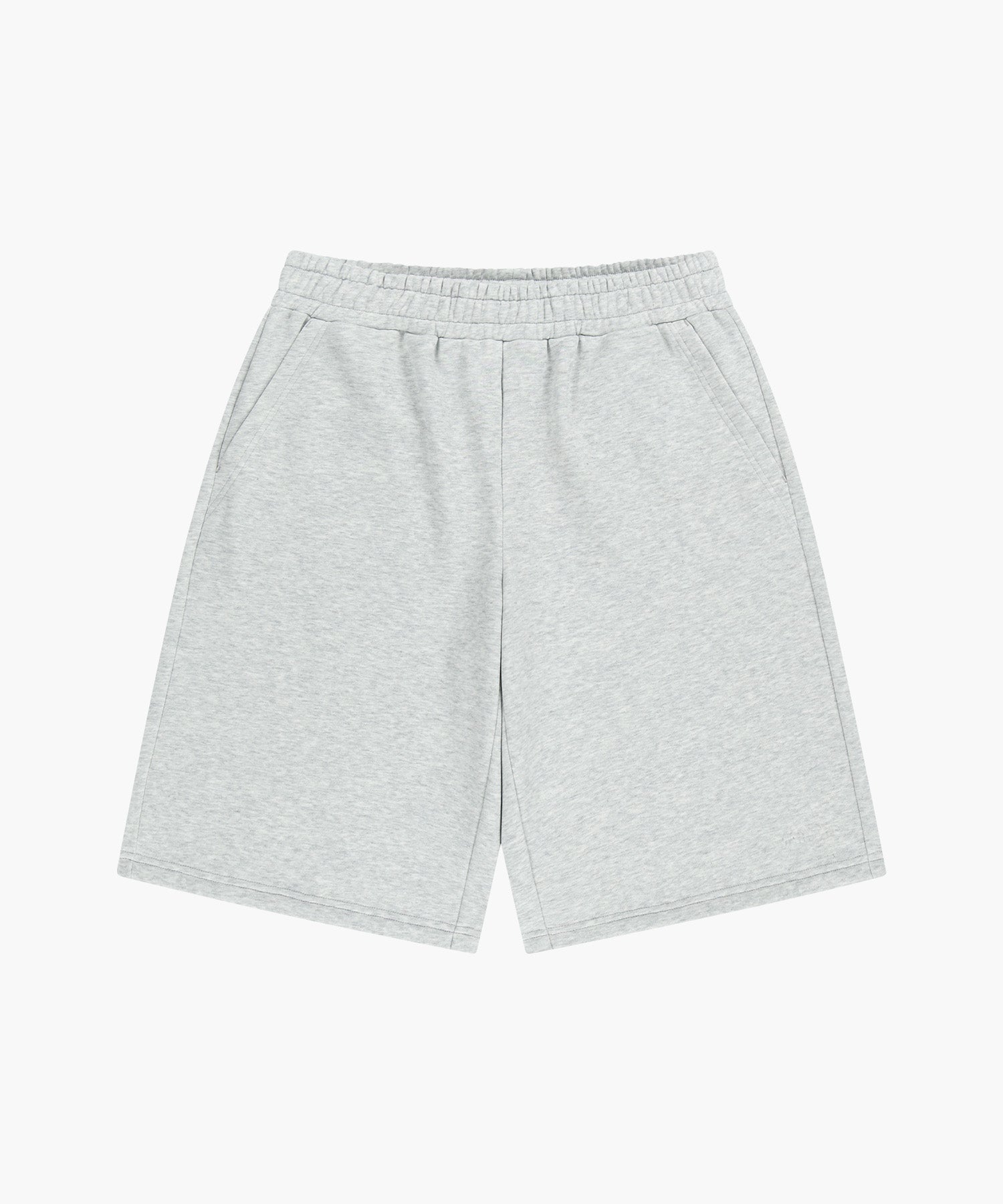 Marithe & Francois Girbaud - Embo Logo Bermuda Sweat Shorts (Light Heather Gray) product image 6 | TRAB K-Fashion Australia