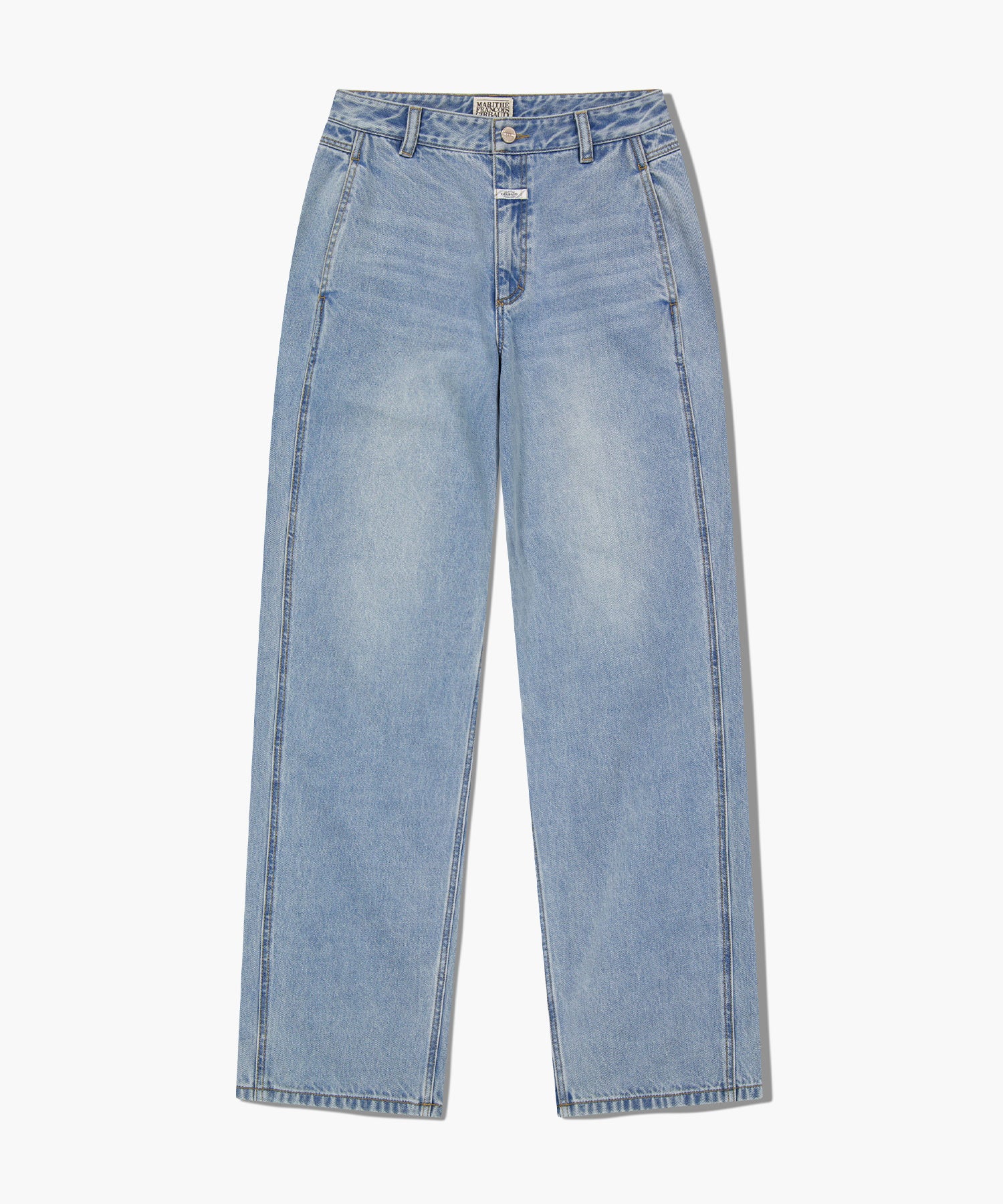 Marithe & Francois Girbaud - Wide Balloon Fit Denim Pants (Light Blue) product image 6 | TRAB K-Fashion Australia