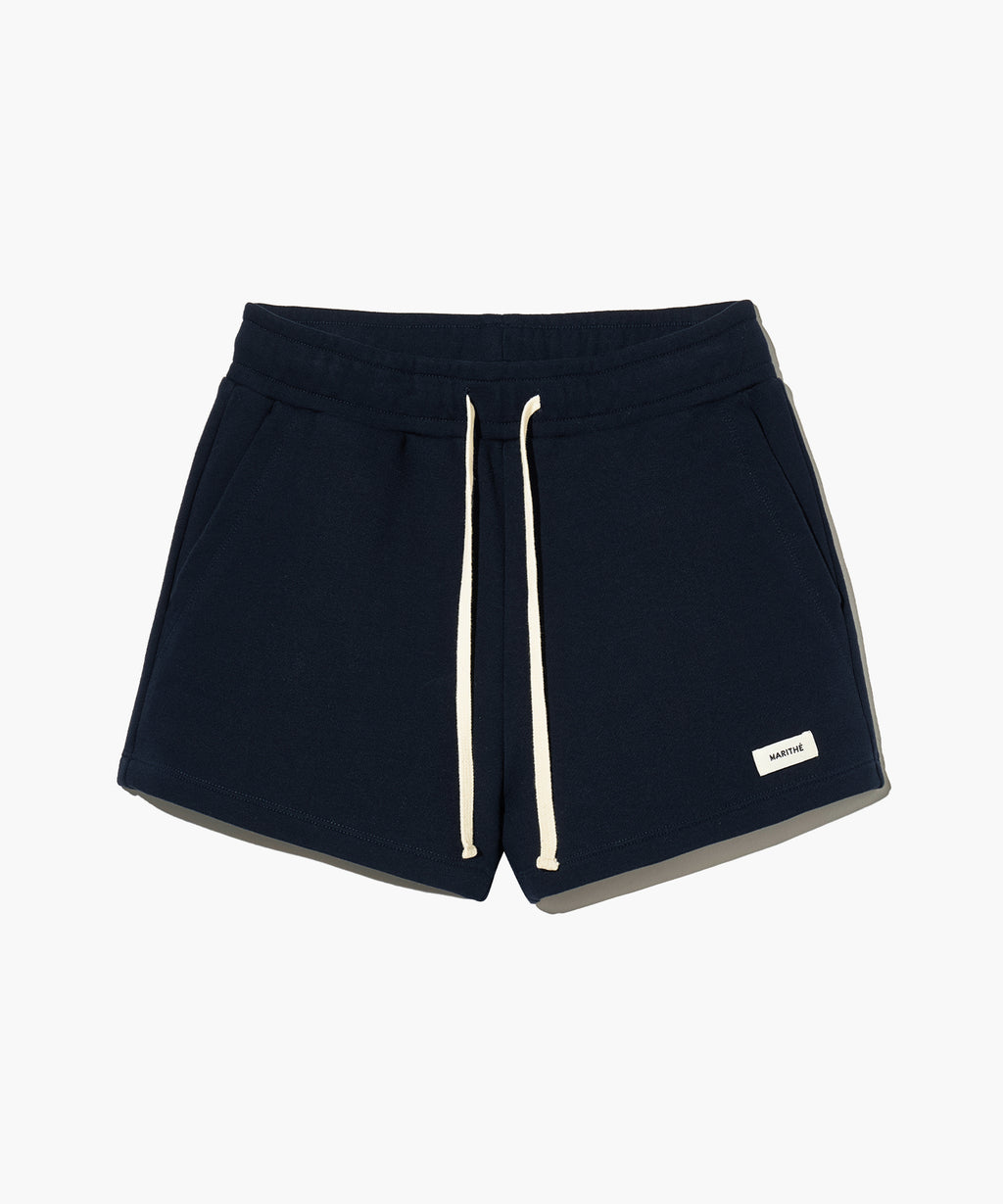 Marithe & Francois Girbaud - Basic Sweat Shorts (Navy) product image 6 | TRAB K-Fashion Australia