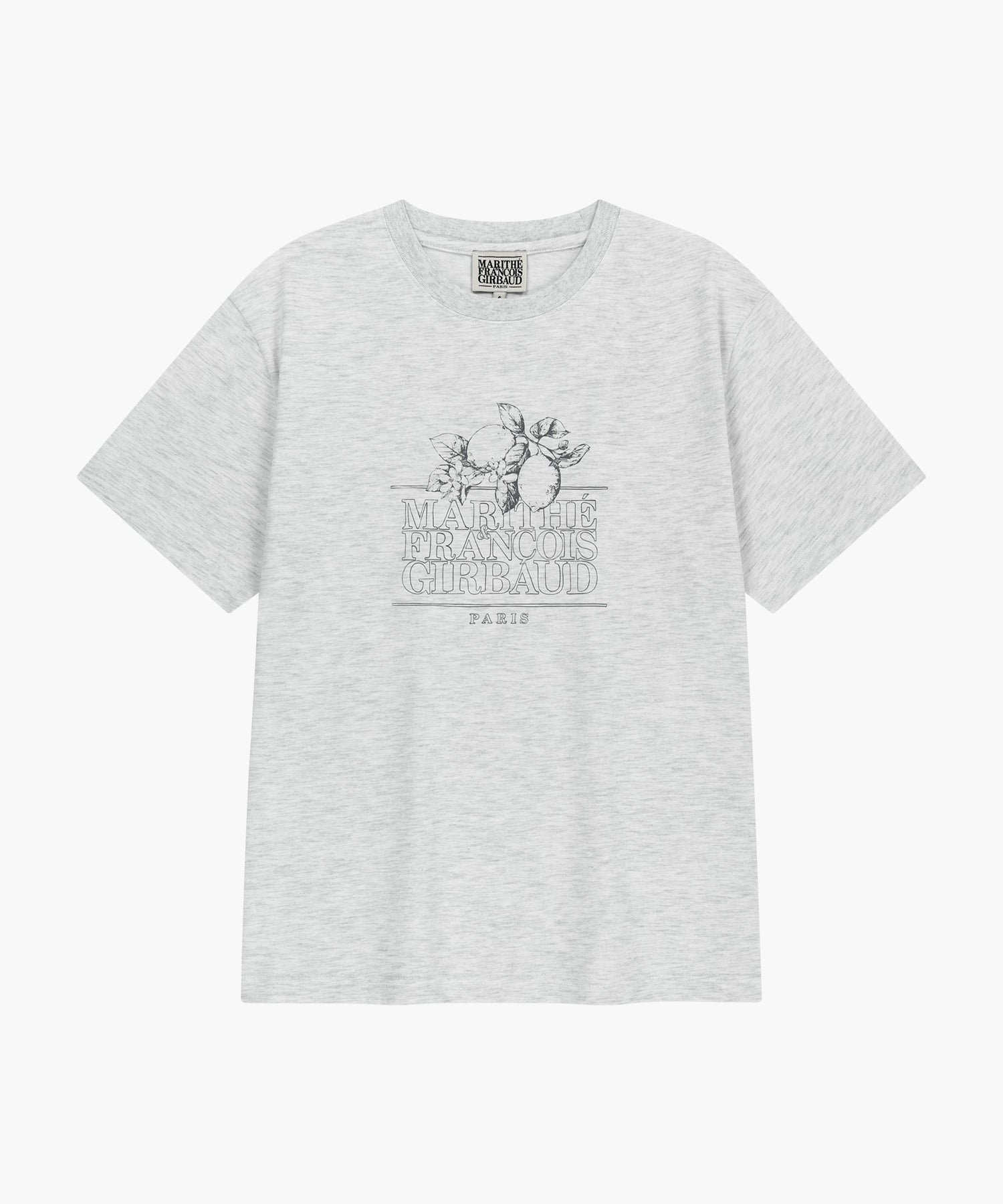 Marithe & Francois Girbaud - Aerocool Lemon Classic Logo Tee (Light Heather Gray) product image 6 | TRAB K-Fashion Australia