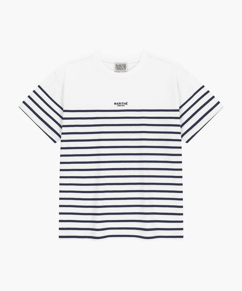 Marithe & Francois Girbaud - Block Stripe Tee (Navy) product image 6 | TRAB K-Fashion Australia