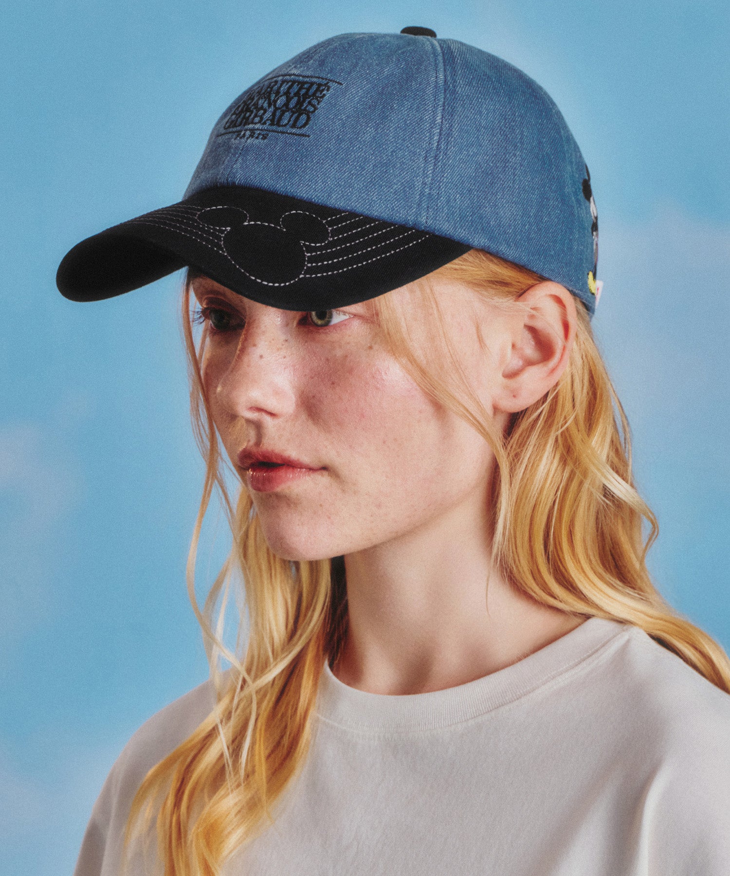 Marithe & Francois Girbaud - Mickey_two Tone Cap (Black) product image 6 | TRAB K-Fashion Australia