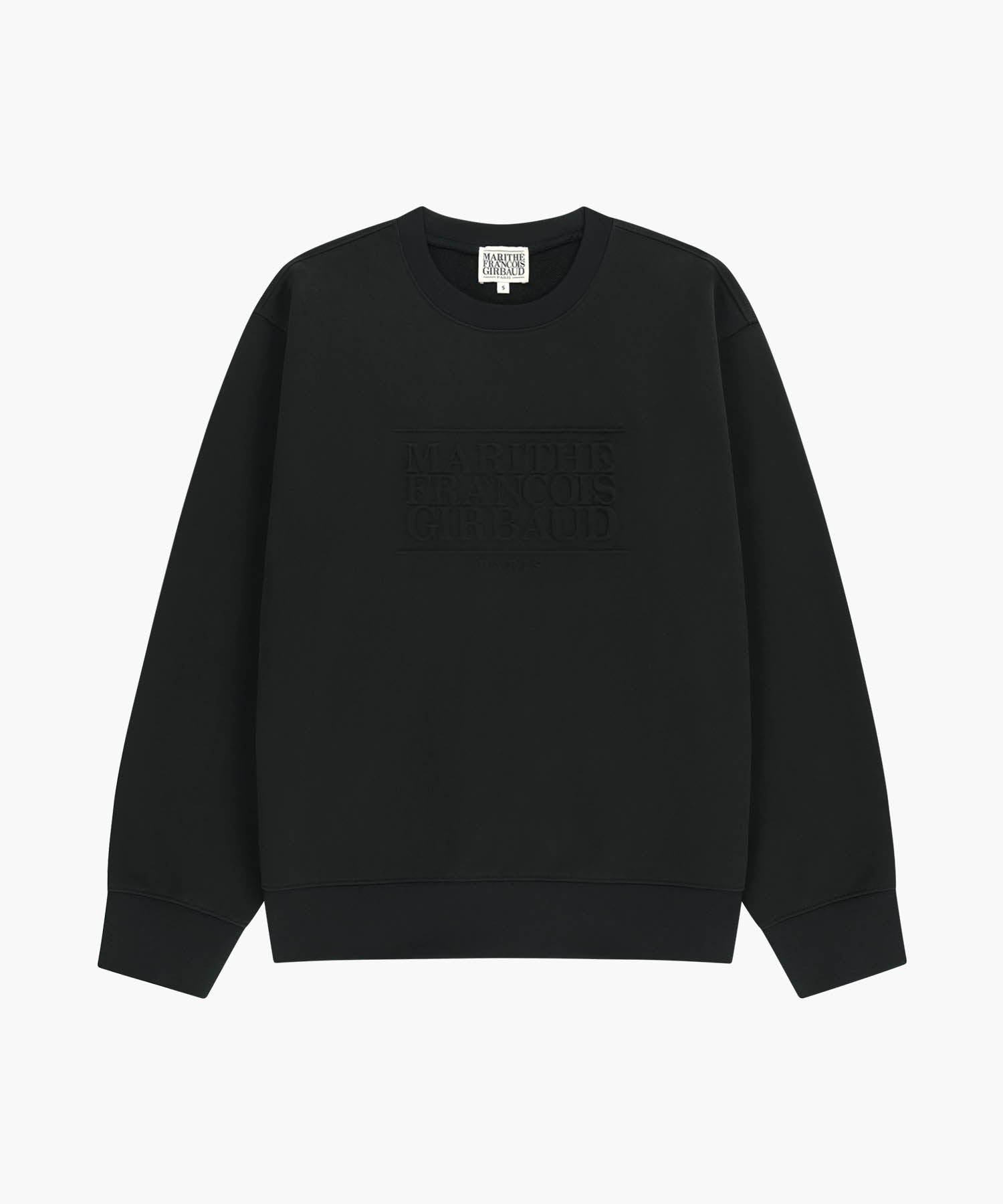 Marithe & Francois Girbaud - Embo Classic Logo Sweatshirt (Black) product image 6 | TRAB K-Fashion Australia