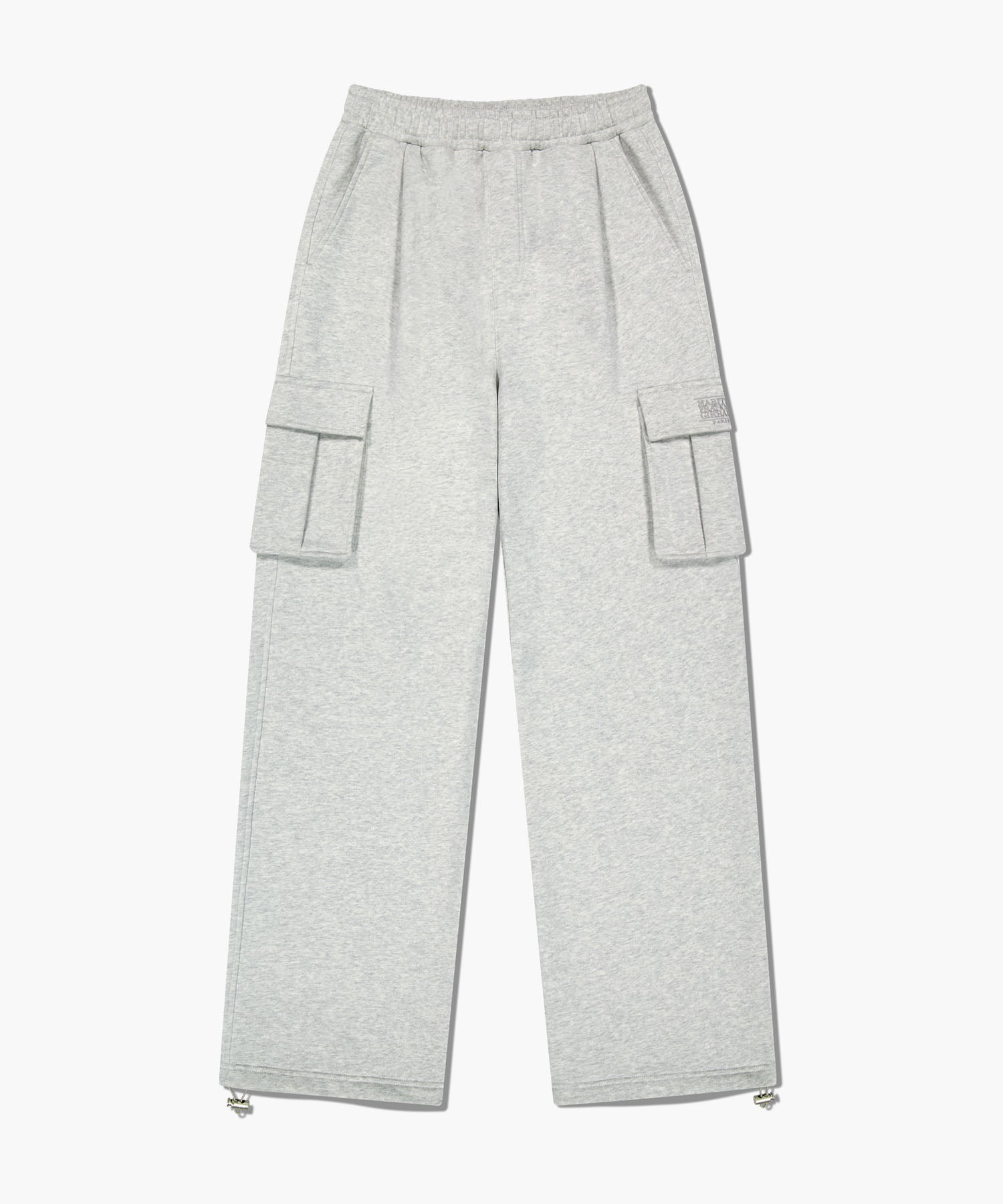 Marithe & Francois Girbaud - Classic Logo One Tuck Cargo Sweat Pants (Light Heather Gray) product image 6 | TRAB K-Fashion Australia