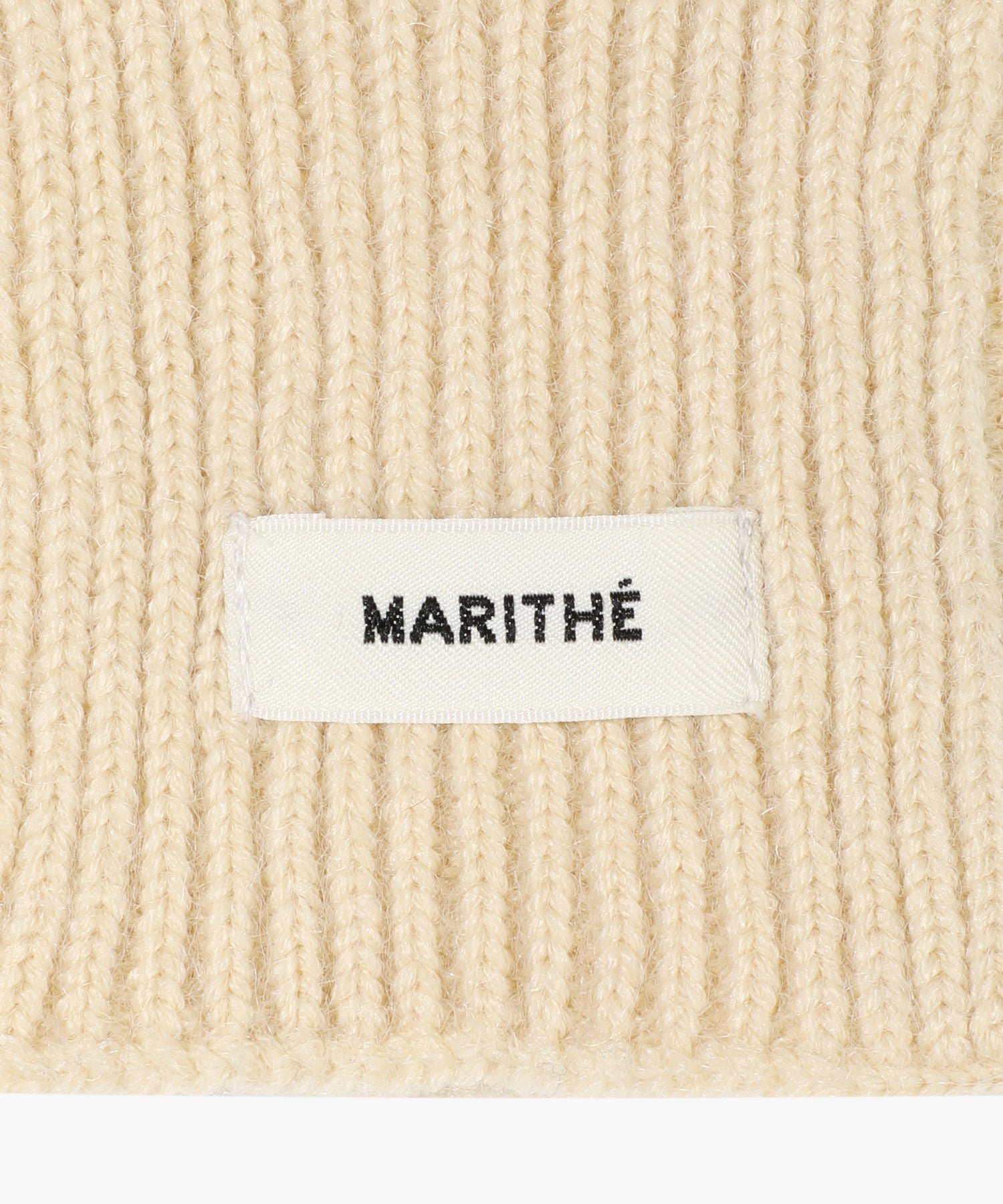 Marithe & Francois Girbaud - Regular Logo Muffler&glove (Beige) product image 6 | TRAB K-Fashion Australia