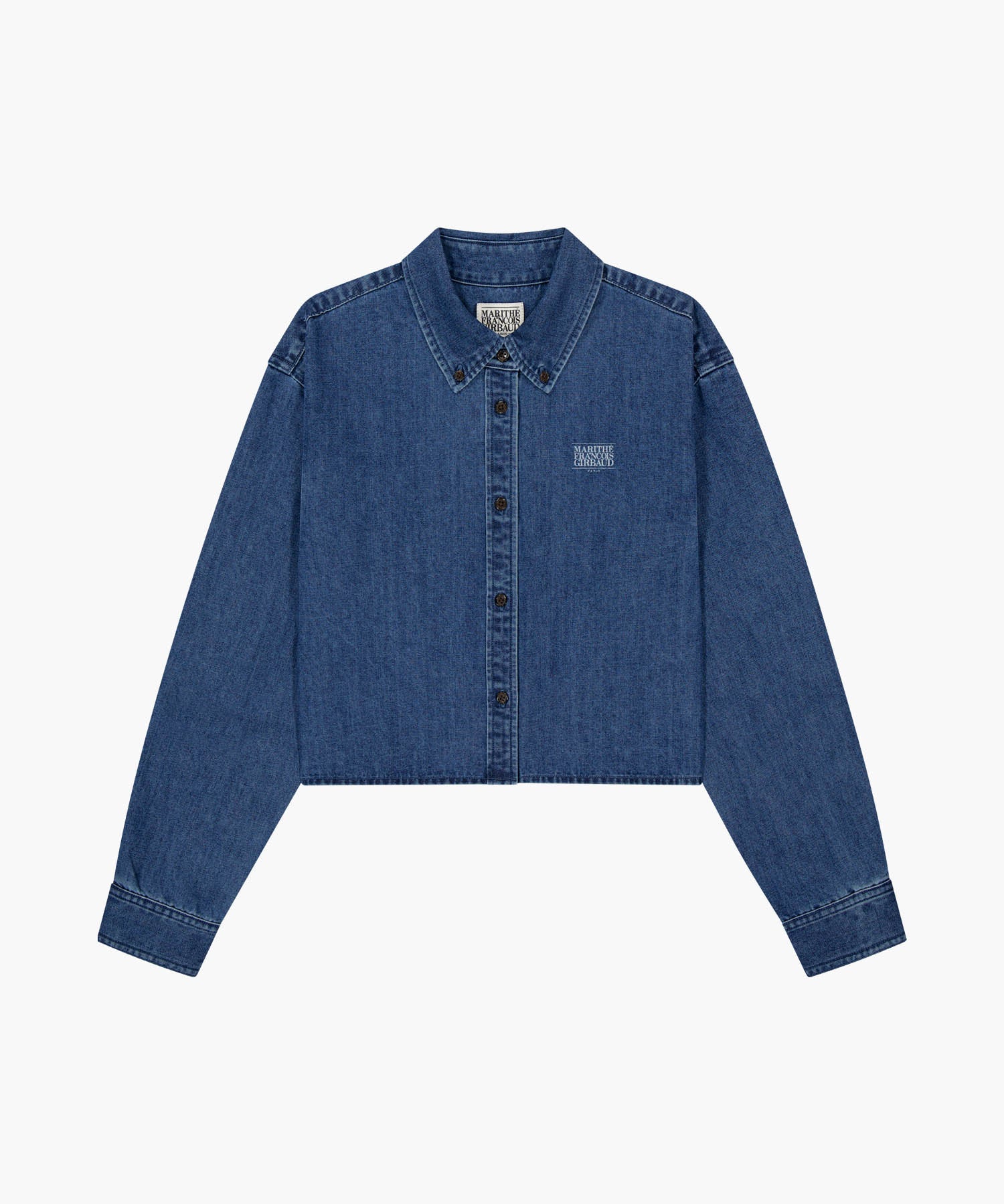 Marithe & Francois Girbaud - Crop Denim Shirt (Blue) product image 6 | TRAB K-Fashion Australia