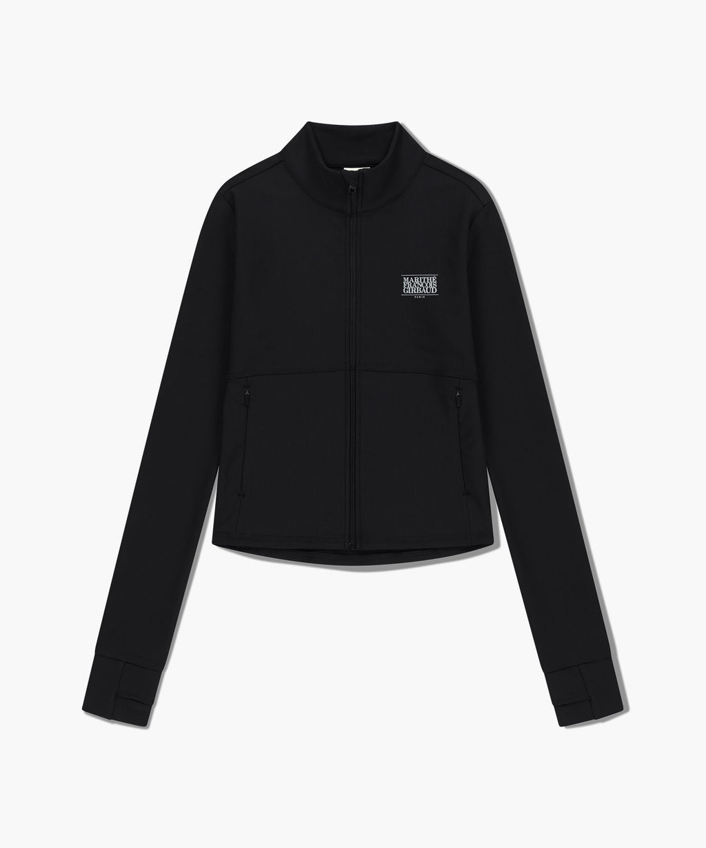 Marithe & Francois Girbaud - Marithe Sport W Slim Zip-up Jacket (Black) product image 6 | TRAB K-Fashion Australia