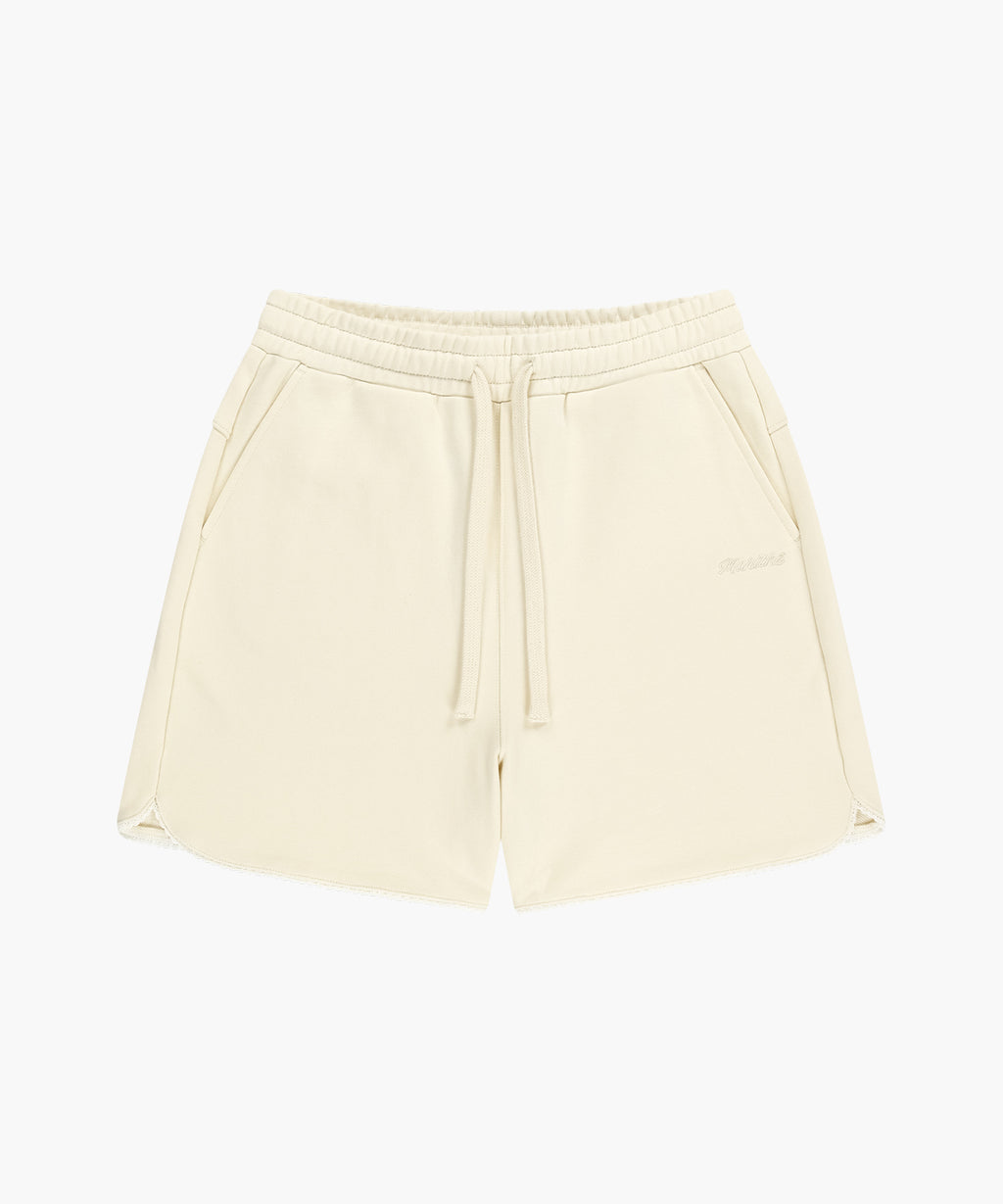 Marithe & Francois Girbaud - Lace Detail Sweat Shorts (Ivory) product image 6 | TRAB K-Fashion Australia