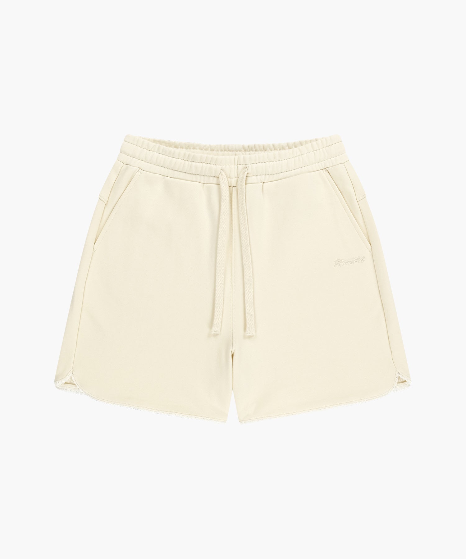 Marithe & Francois Girbaud - Lace Detail Sweat Shorts (Ivory) product image 6 | TRAB K-Fashion Australia