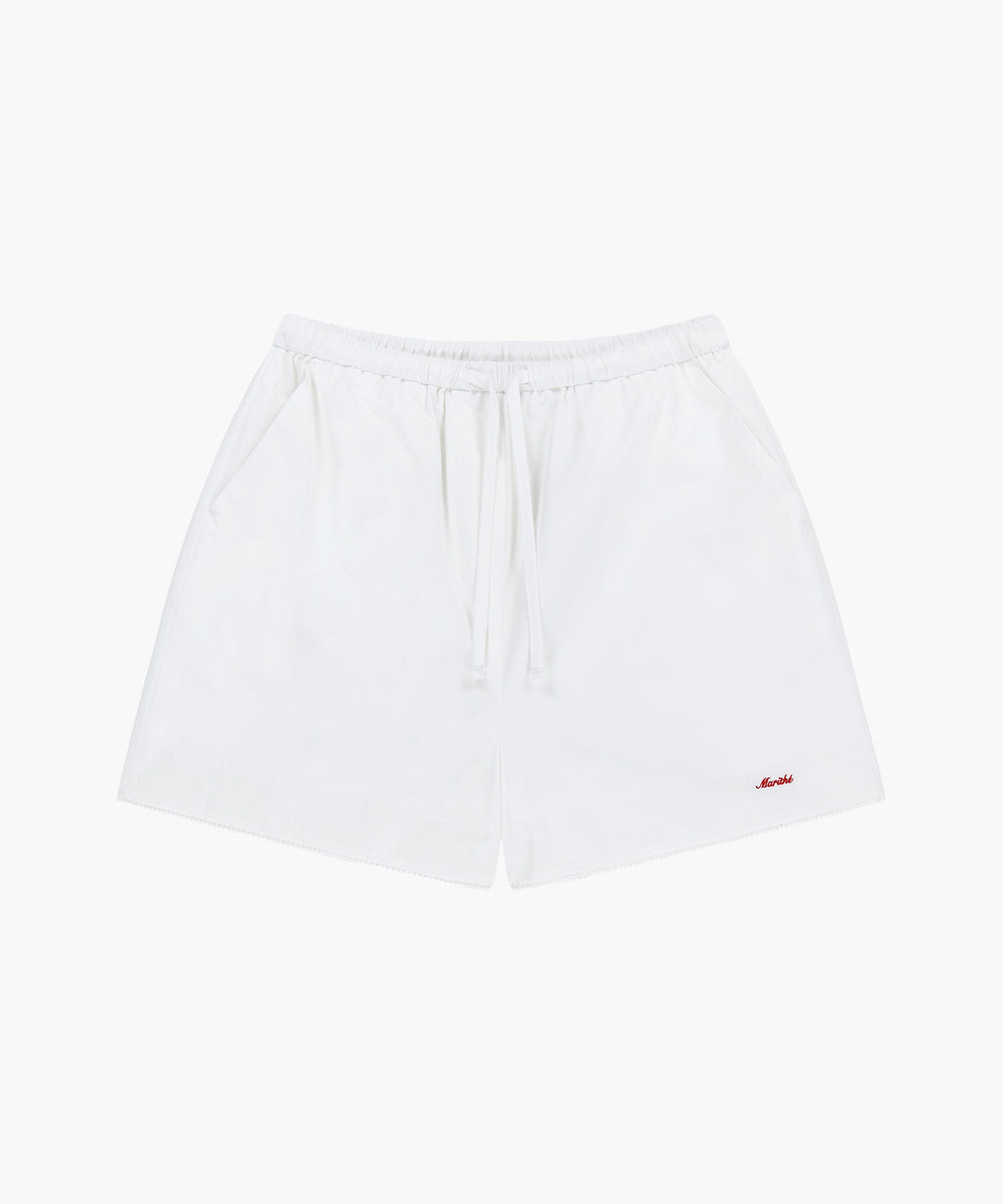 Marithe & Francois Girbaud - Lace Hem Shorts (White) product image 8 | TRAB K-Fashion Australia