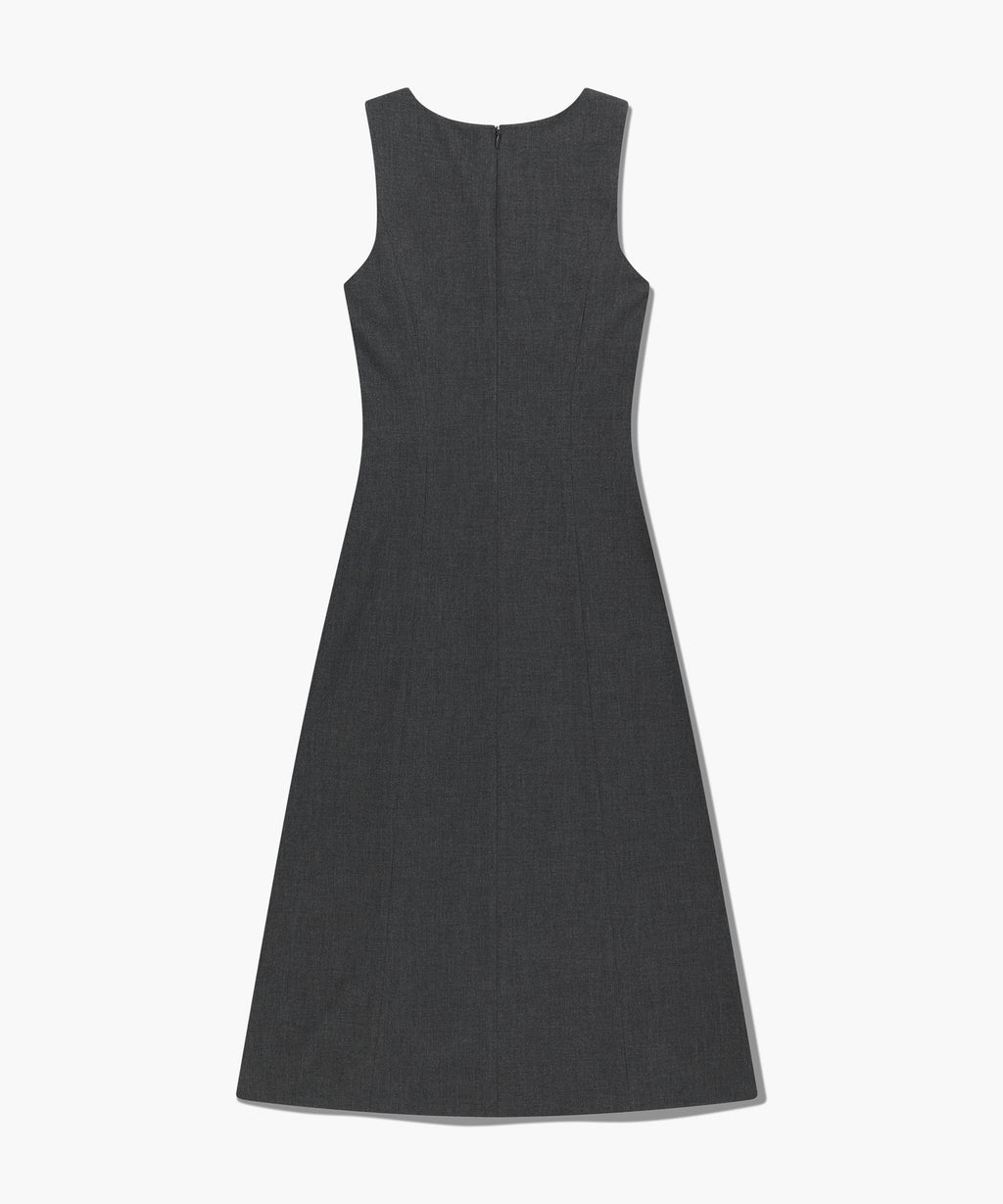 Marithe & Francois Girbaud - Sleeveless Long Dress (Charcoal) product image 6 | TRAB K-Fashion Australia