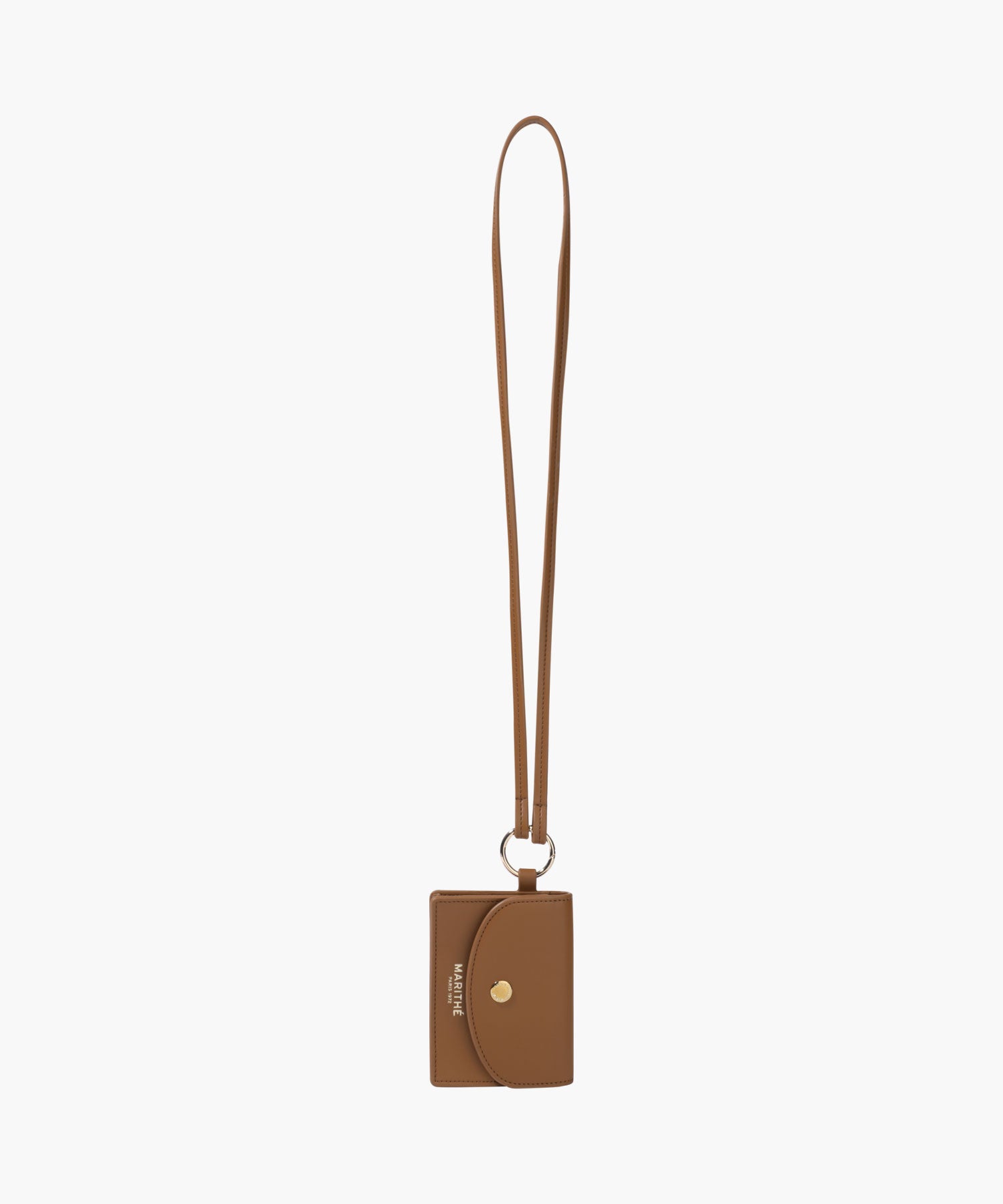 Marithe & Francois Girbaud - Regular Logo Keyring Wallet (Camel) product image 6 | TRAB K-Fashion Australia