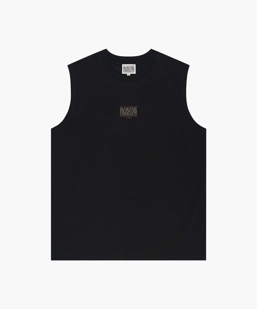 Marithe & Francois Girbaud - Sorona Cool Small Classic Logo Sleeveless (Black) product image 6 | TRAB K-Fashion Australia