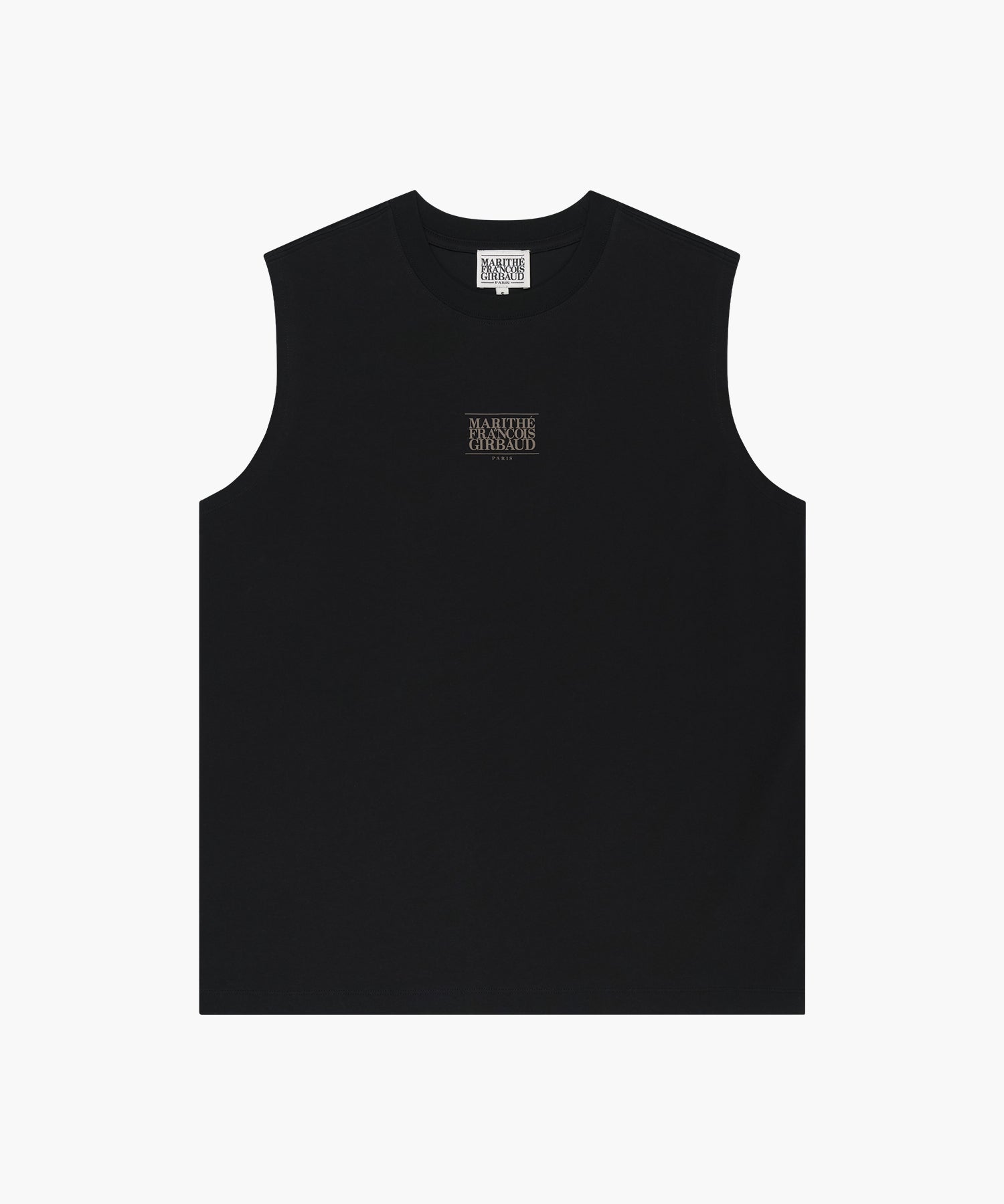 Marithe & Francois Girbaud - Sorona Cool Small Classic Logo Sleeveless (Black) product image 6 | TRAB K-Fashion Australia