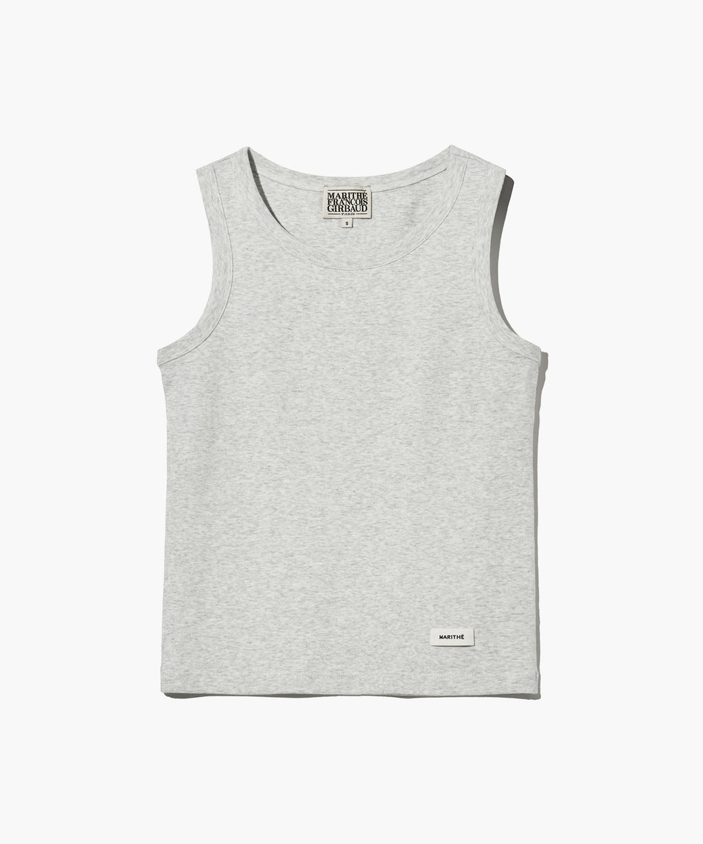 Marithe & Francois Girbaud - Basic Sleeveless (Light Heather Gray) product image 6 | TRAB K-Fashion Australia