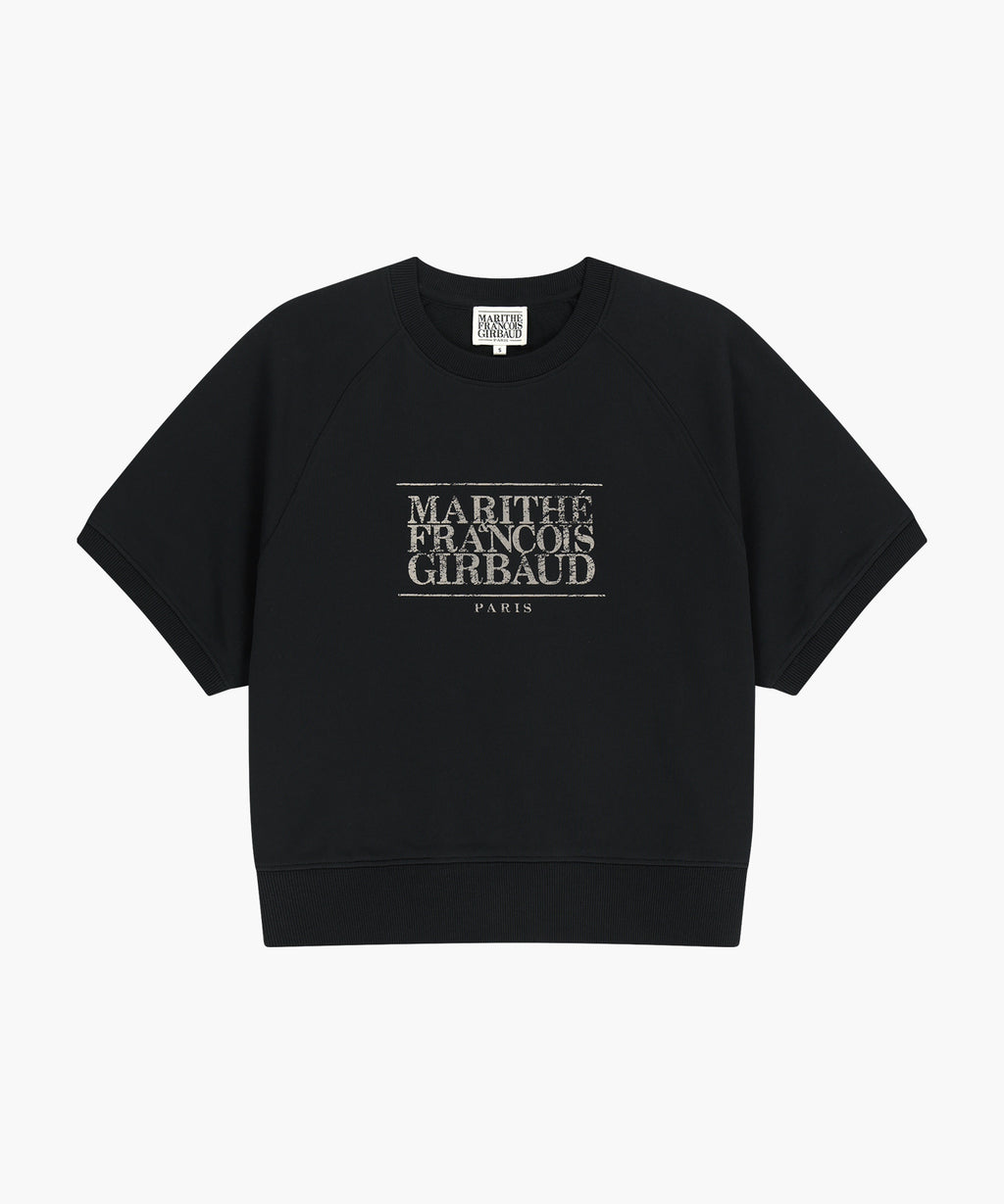 Marithe & Francois Girbaud - Vintage Classic Logo Half Sweatshirt (Black) product image 6 | TRAB K-Fashion Australia