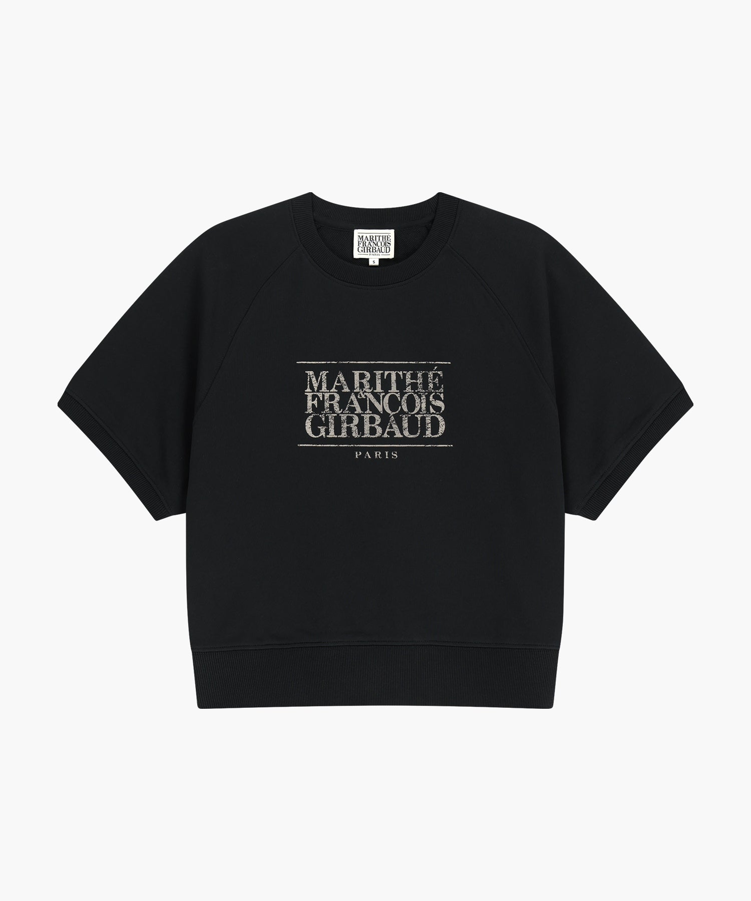 Marithe & Francois Girbaud - Vintage Classic Logo Half Sweatshirt (Black) product image 6 | TRAB K-Fashion Australia