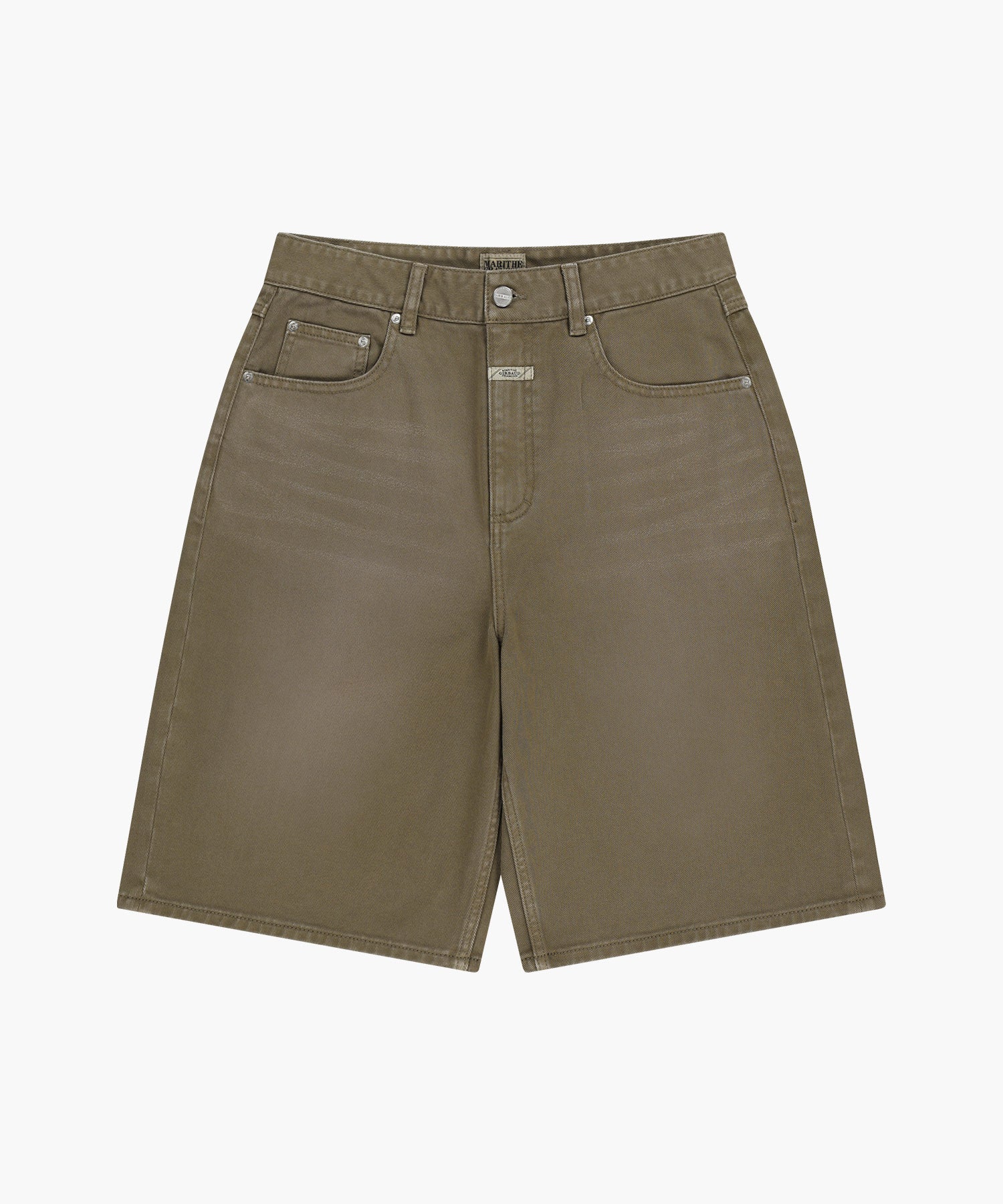 Marithe & Francois Girbaud - Bermuda Denim Pants (Brown) product image 6 | TRAB K-Fashion Australia