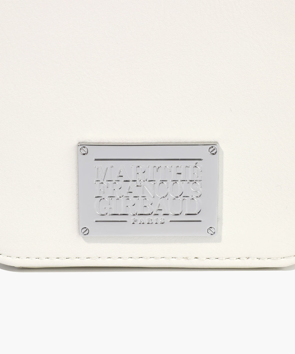 Marithe & Francois Girbaud - Classic Logo Chain Zip Wallet (Ivory) product image 6 | TRAB K-Fashion Australia