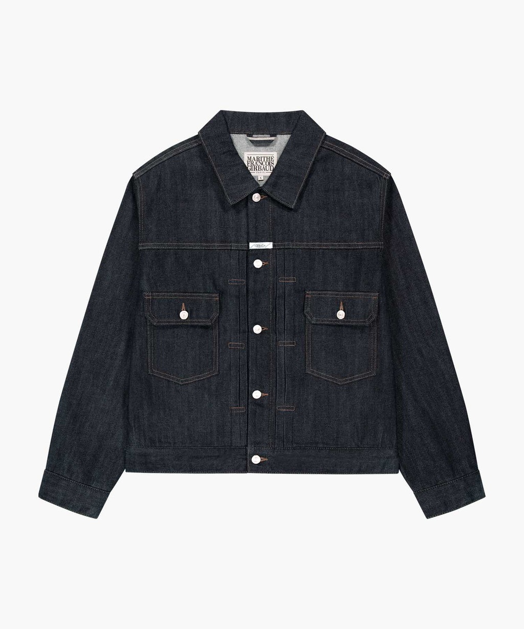 Marithe & Francois Girbaud - Selvage Denim Trucker Jacket (Indigo) product image 6 | TRAB K-Fashion Australia