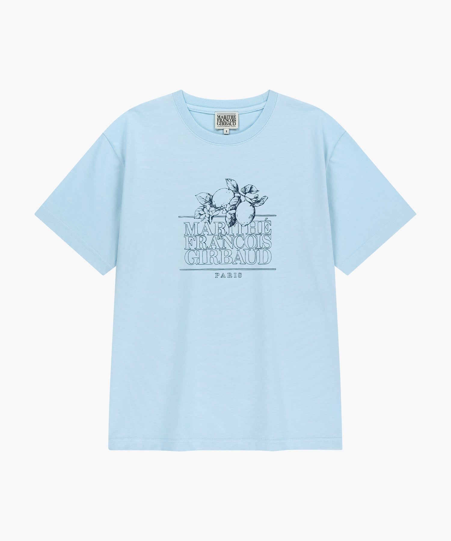 Marithe & Francois Girbaud - Aerocool Lemon Classic Logo Tee (Ice Blue) product image 6 | TRAB K-Fashion Australia