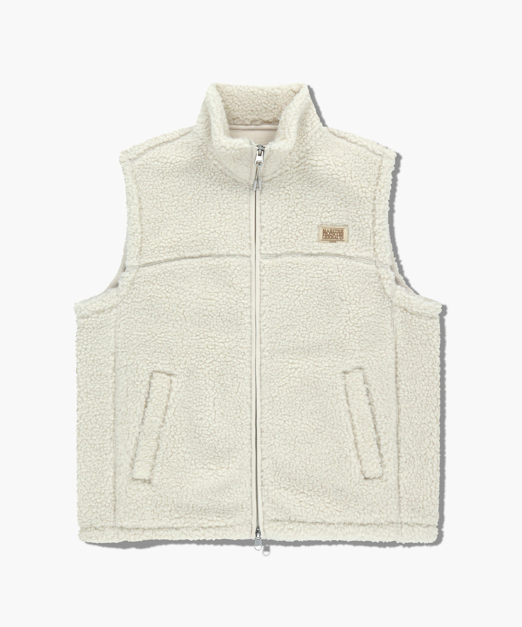 Marithe & Francois Girbaud - Marithe Sport Fleece Vest (Ivory) product image 6 | TRAB K-Fashion Australia