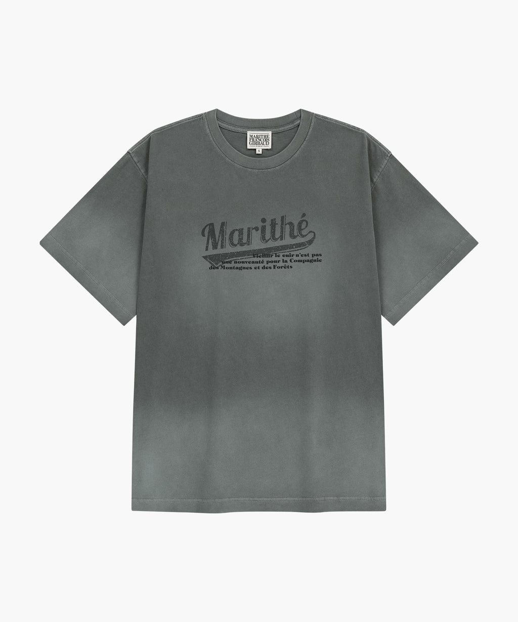 Marithe & Francois Girbaud - Gradation Dyeing Oversized Tee (Charcoal) product image 6 | TRAB K-Fashion Australia