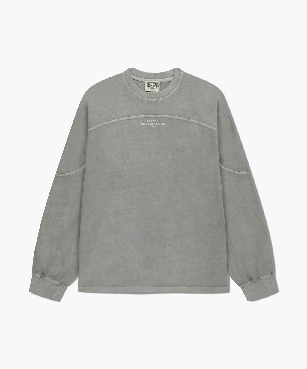 Marithe & Francois Girbaud - Incision Dyeing Long Sleeve (Gray) product image 6 | TRAB K-Fashion Australia