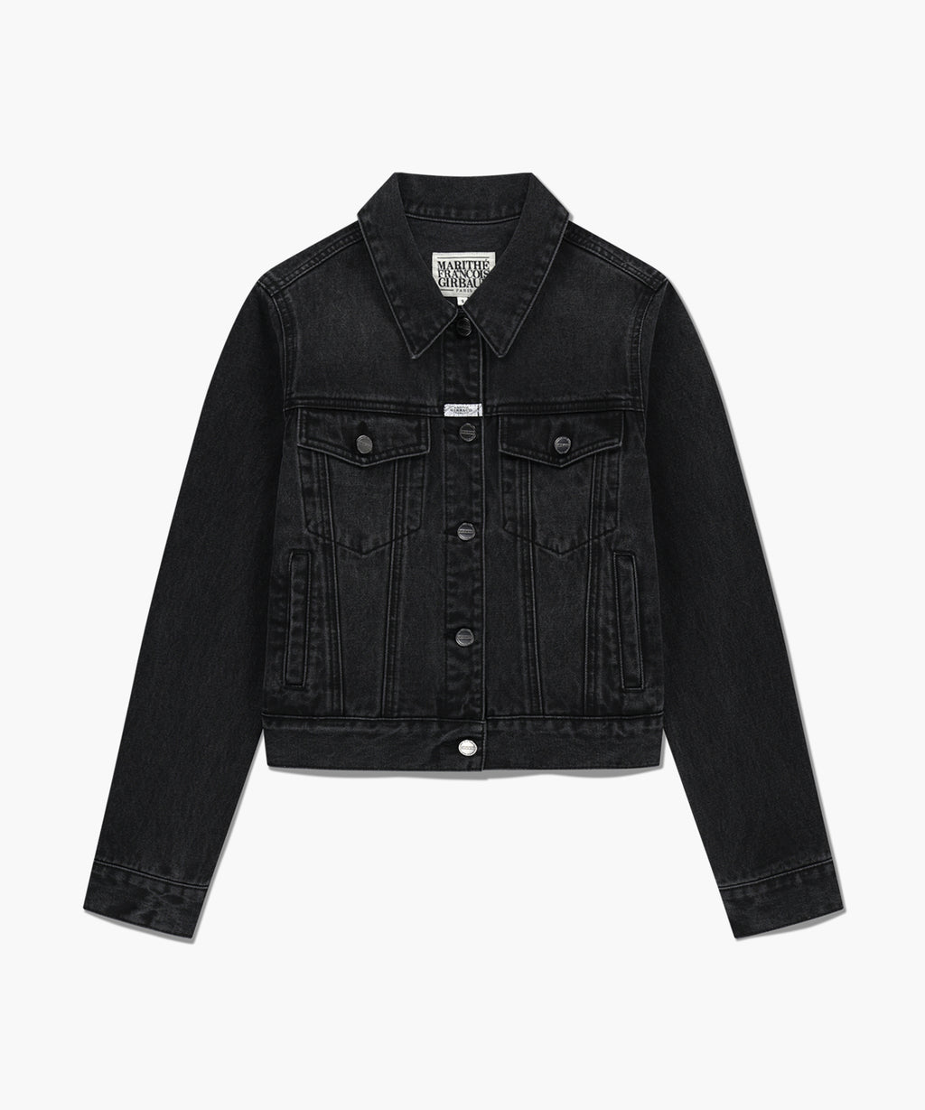 Marithe & Francois Girbaud - Denim Trucker Jacket (Black) product image 6 | TRAB K-Fashion Australia