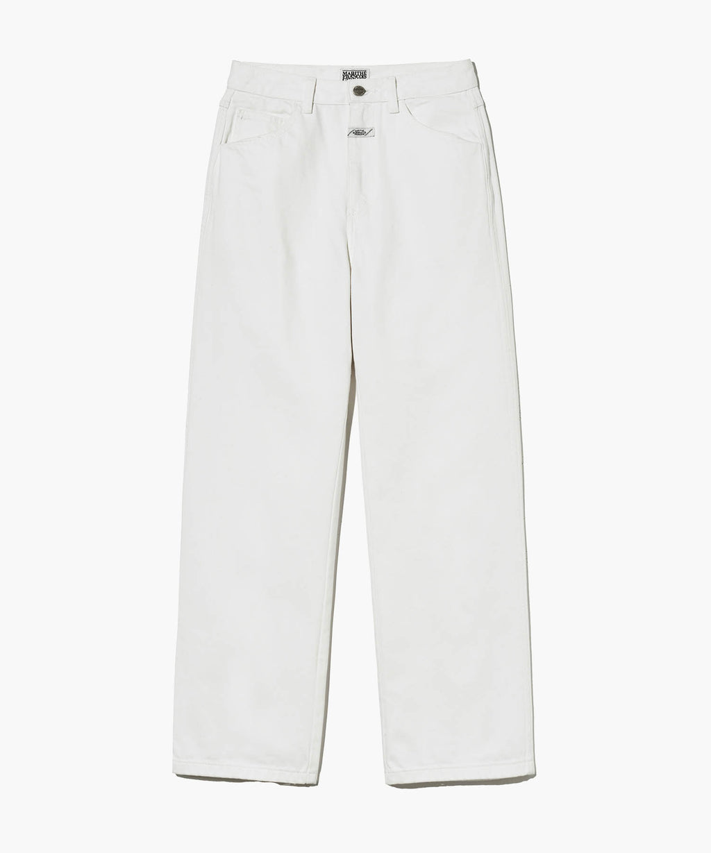 Marithe & Francois Girbaud - High Straight Denim Pants (White) product image 6 | TRAB K-Fashion Australia