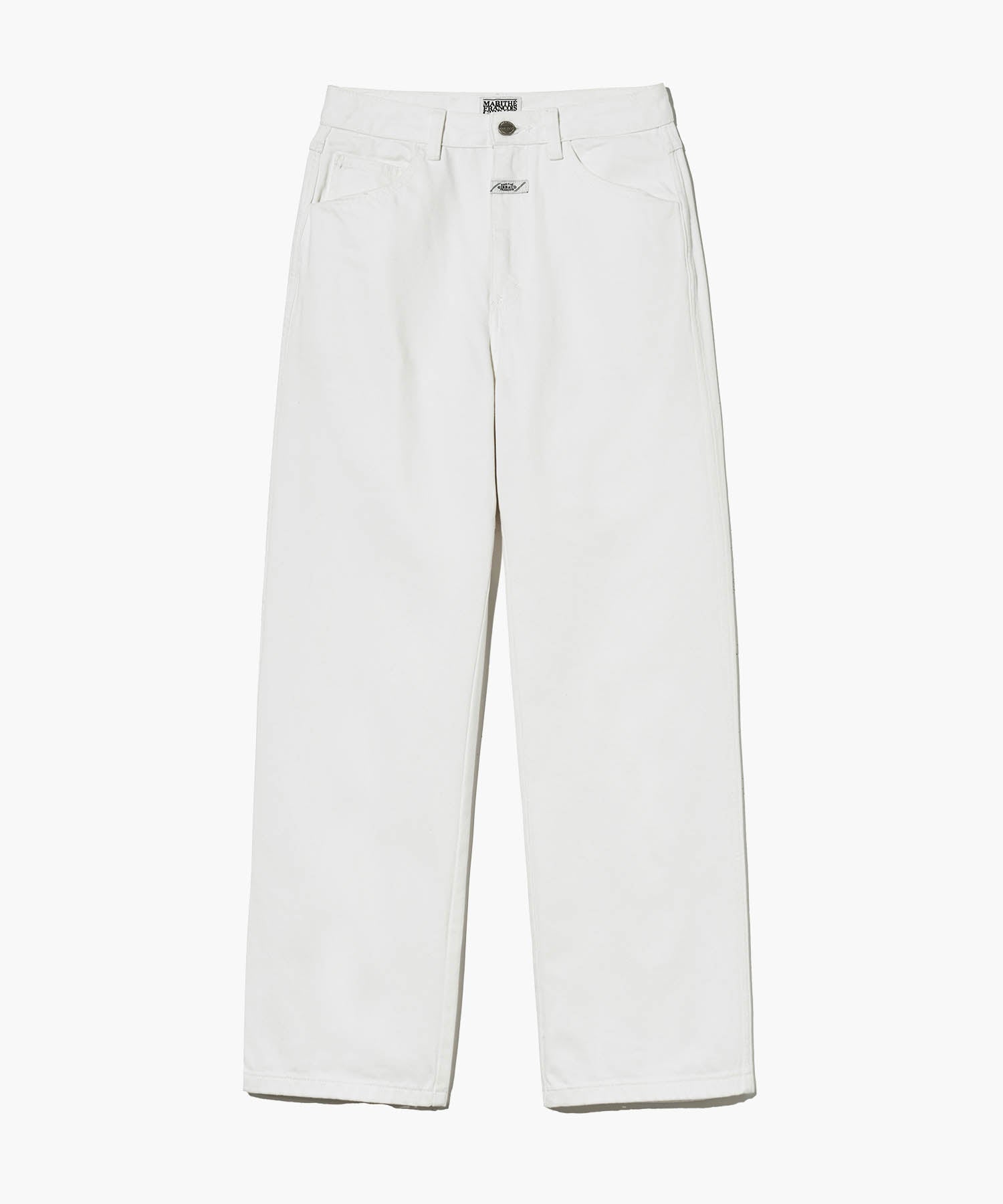 Marithe & Francois Girbaud - High Straight Denim Pants (White) product image 6 | TRAB K-Fashion Australia