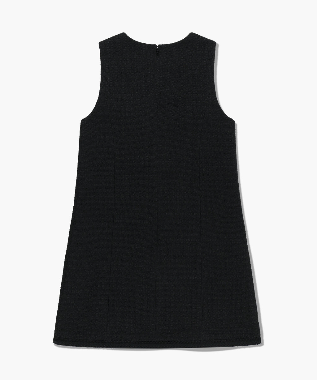 Marithe & Francois Girbaud - Tweed Sleeveless Dress (Black) product image 6 | TRAB K-Fashion Australia
