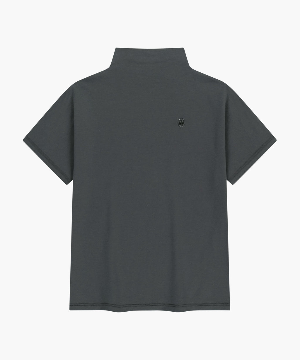 Marithe & Francois Girbaud - Half Neck Tee (Charcoal) product image 6 | TRAB K-Fashion Australia