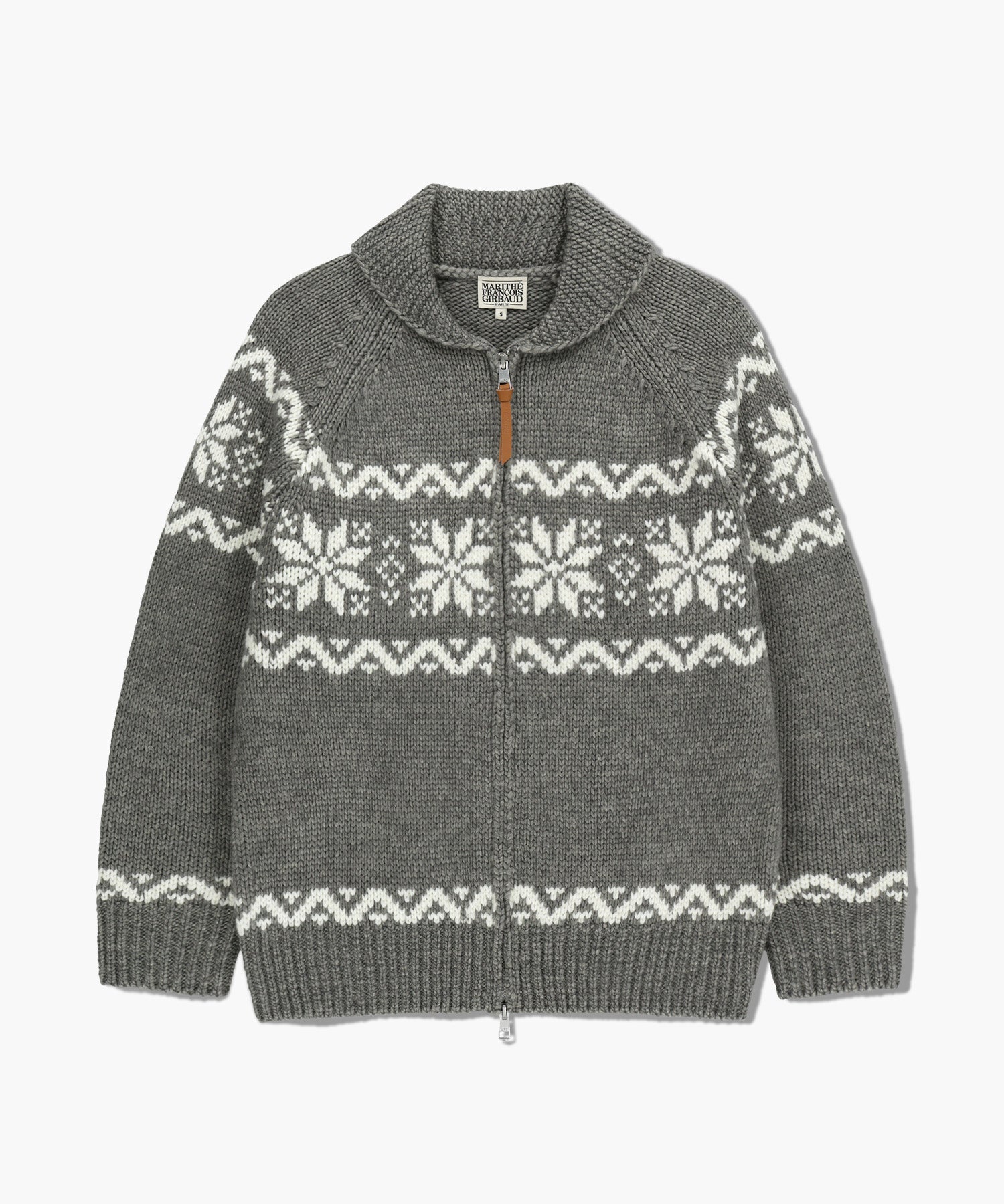 Marithe & Francois Girbaud - Nordic Cowichan Cardigan (Gray) product image 9 | TRAB K-Fashion Australia