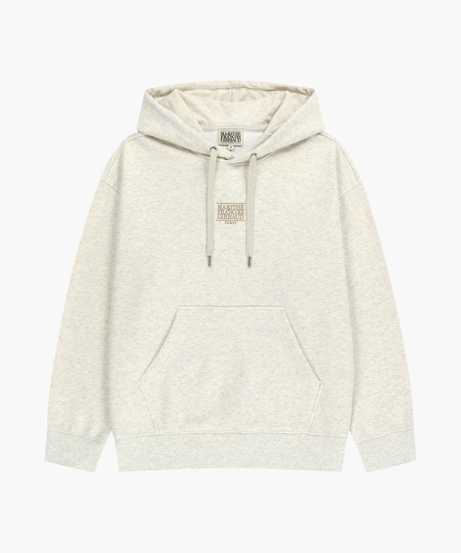 Marithe & Francois Girbaud - Small Classic Logo Hoodie (Oatmeal) product image 6 | TRAB K-Fashion Australia