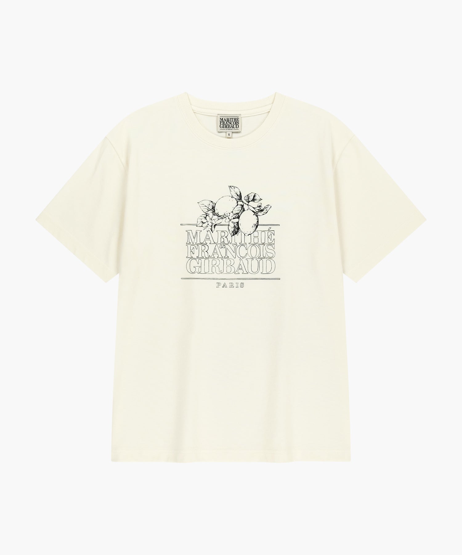 Marithe & Francois Girbaud - Aerocool Lemon Classic Logo Tee (Ivory) product image 6 | TRAB K-Fashion Australia