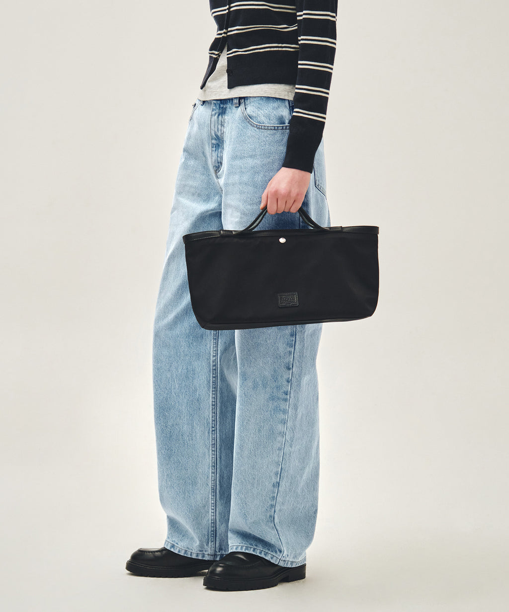 Marithe & Francois Girbaud - Classic Logo Tote Bag (Black) product image 6 | TRAB K-Fashion Australia