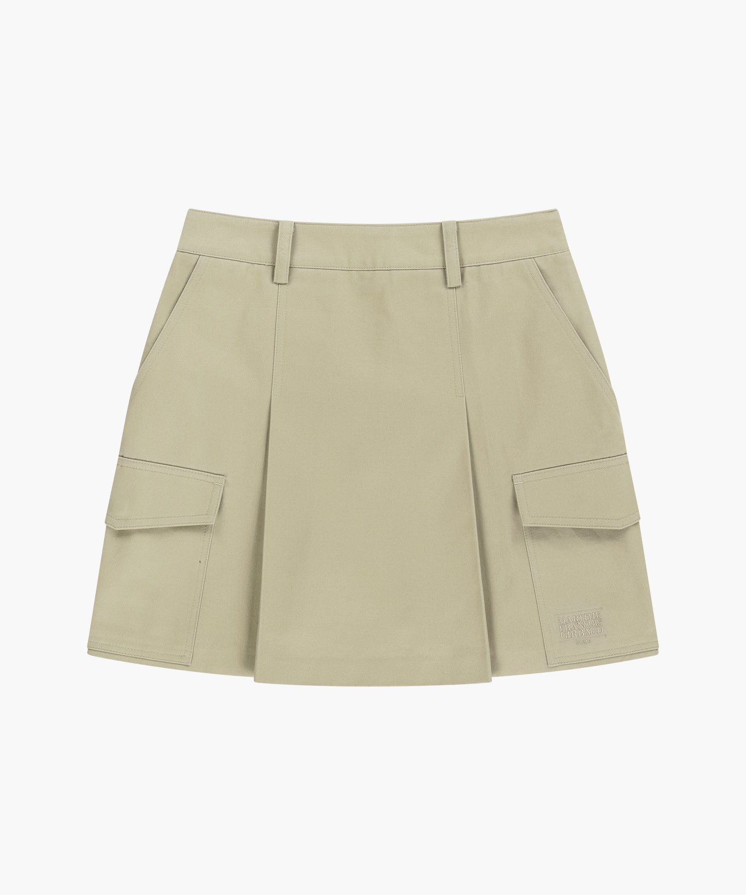 Marithe & Francois Girbaud - Cotton Cargo Mini Skirt (Beige) product image 9 | TRAB K-Fashion Australia