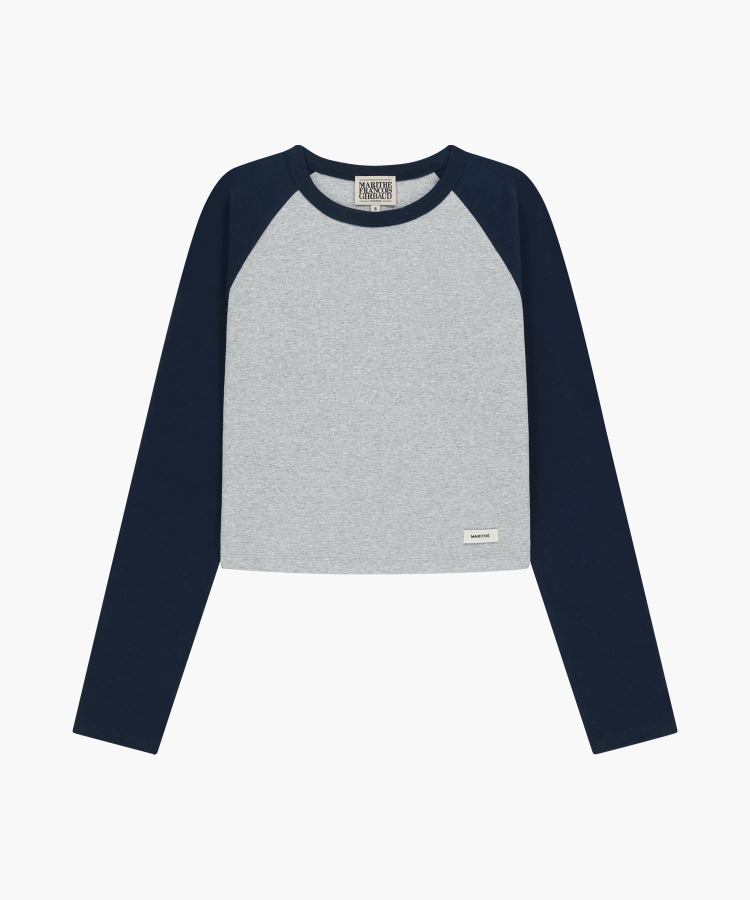 Marithe & Francois Girbaud - Basic Crop Long Sleeve (Heather Gray) product image 6 | TRAB K-Fashion Australia