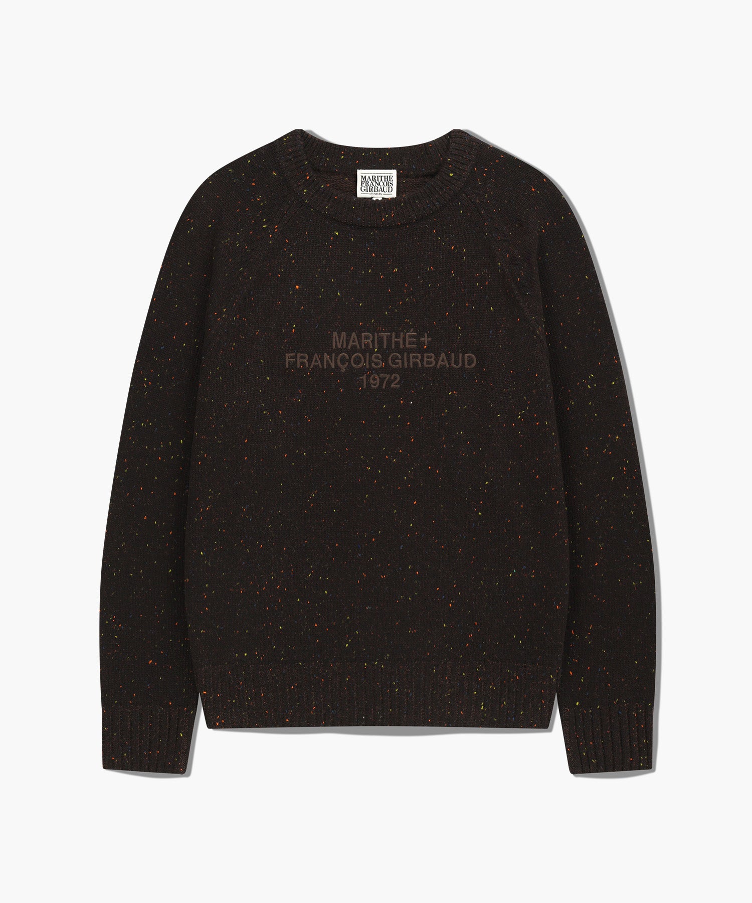 Marithe & Francois Girbaud - Lettering Logo Knit Pullover (Brown) product image 6 | TRAB K-Fashion Australia