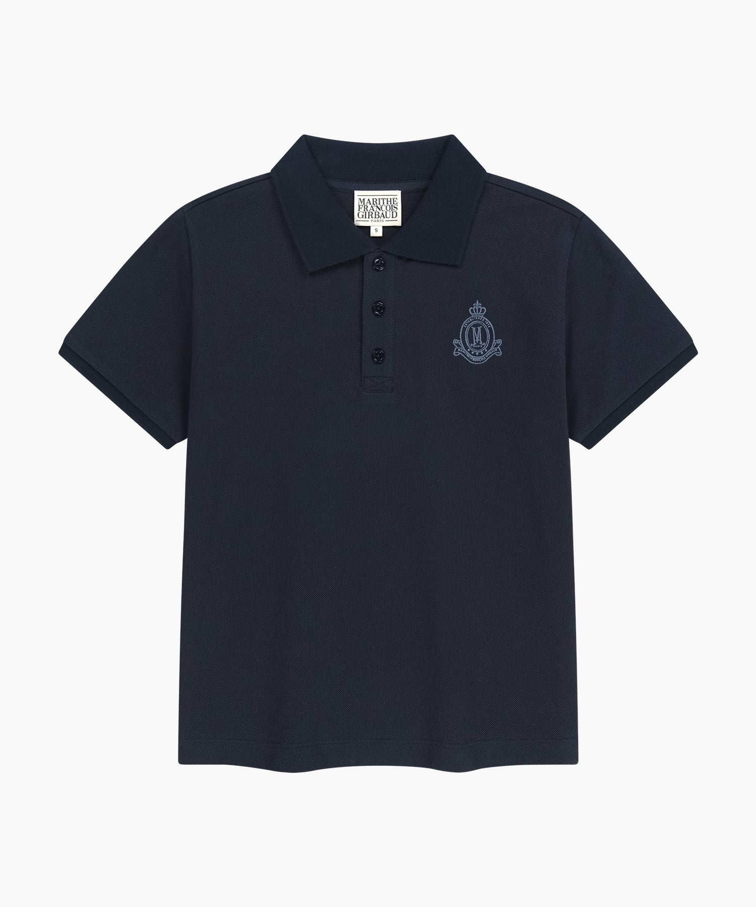 Marithe & Francois Girbaud - Emblem Pk Collar Tee (Navy) product image 6 | TRAB K-Fashion Australia