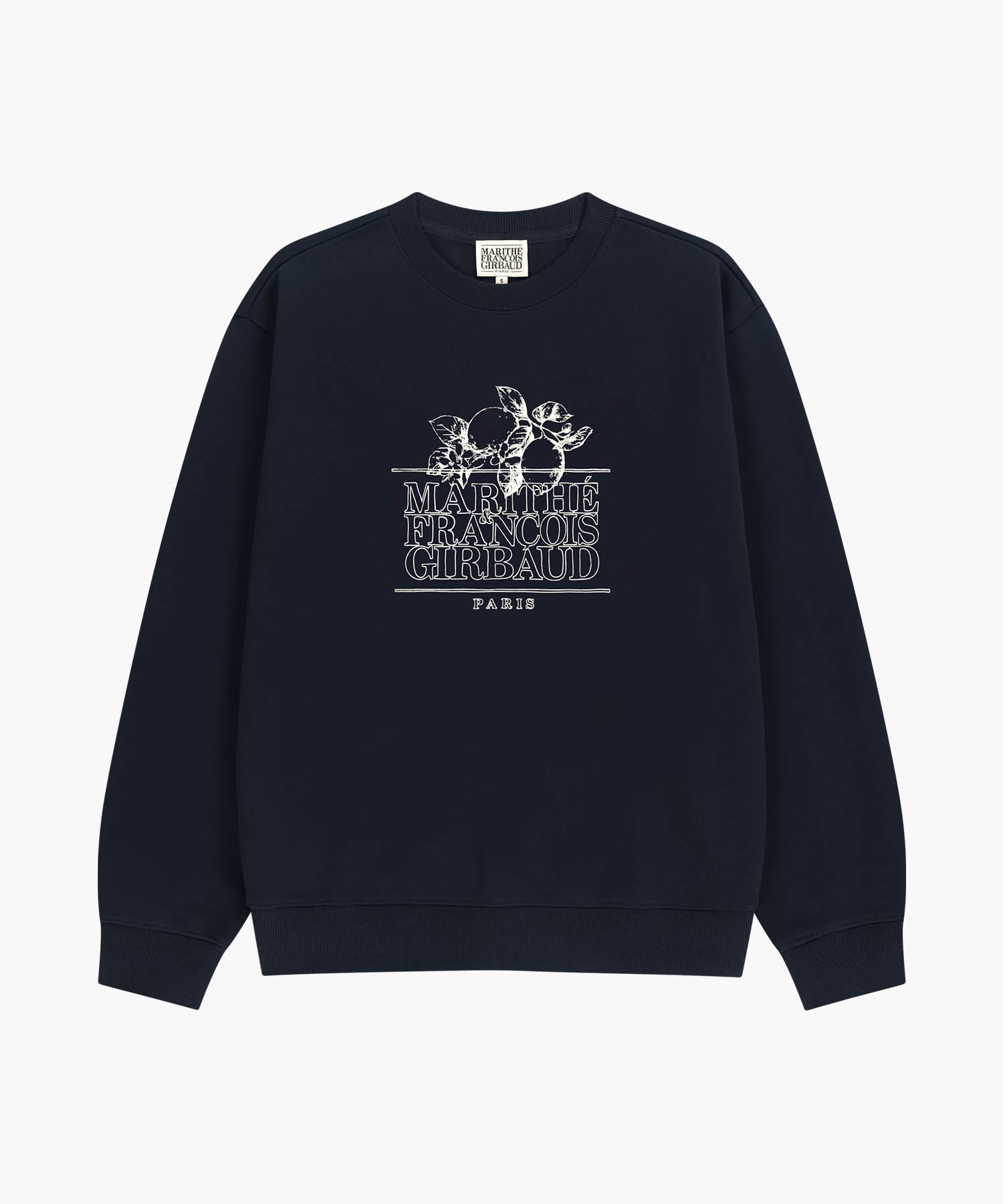 Marithe & Francois Girbaud - Lemon Classic Logo Sweatshirt (Navy) product image 9 | TRAB K-Fashion Australia