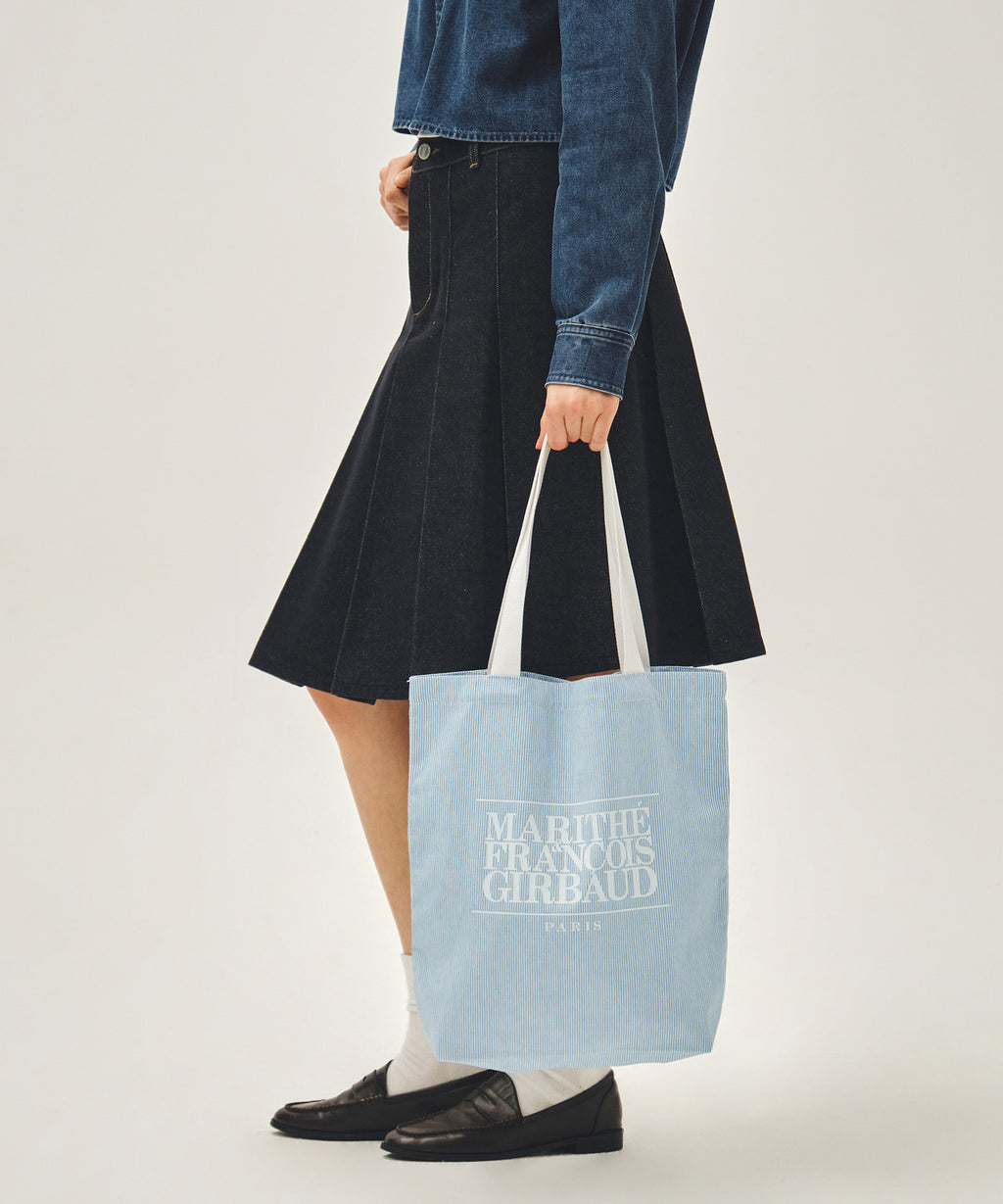 Marithe & Francois Girbaud - Classic Logo Eco Bag (Stripe) product image 6 | TRAB K-Fashion Australia
