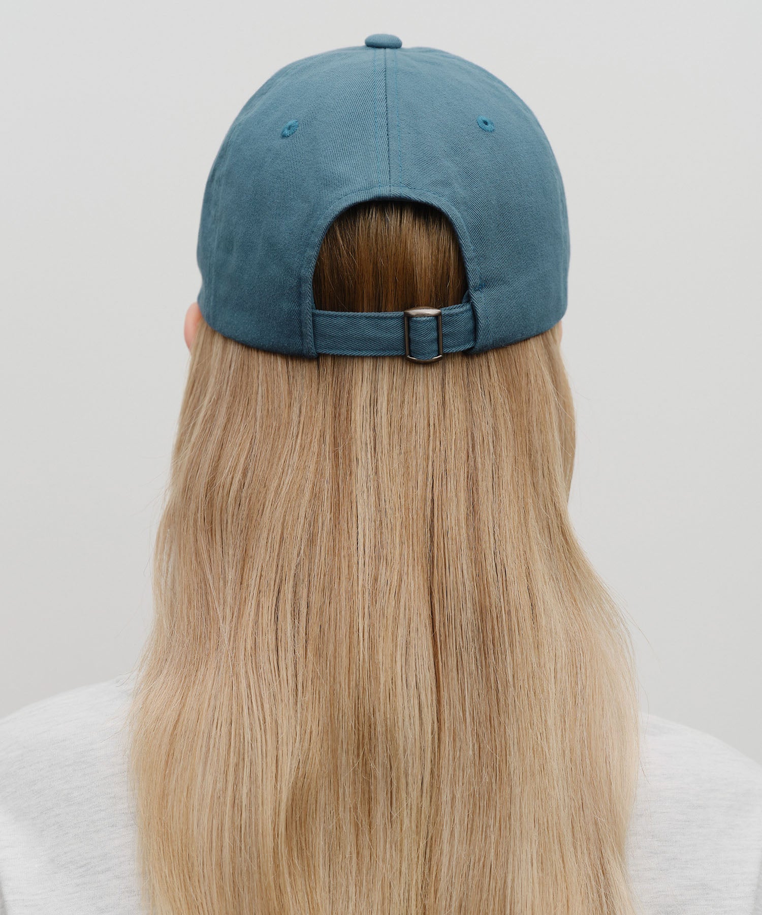 Marithe & Francois Girbaud - Lettering Logo Ball Cap (Stone Blue) product image 6 | TRAB K-Fashion Australia