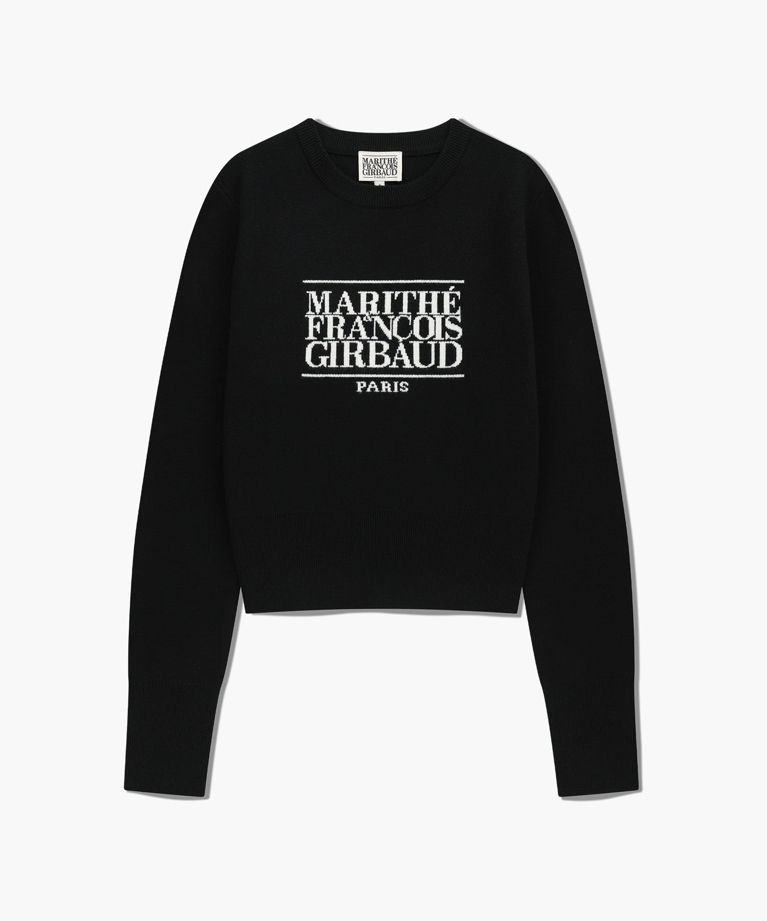 Marithe & Francois Girbaud - Classic Logo Crop Knit (Black) product image 6 | TRAB K-Fashion Australia