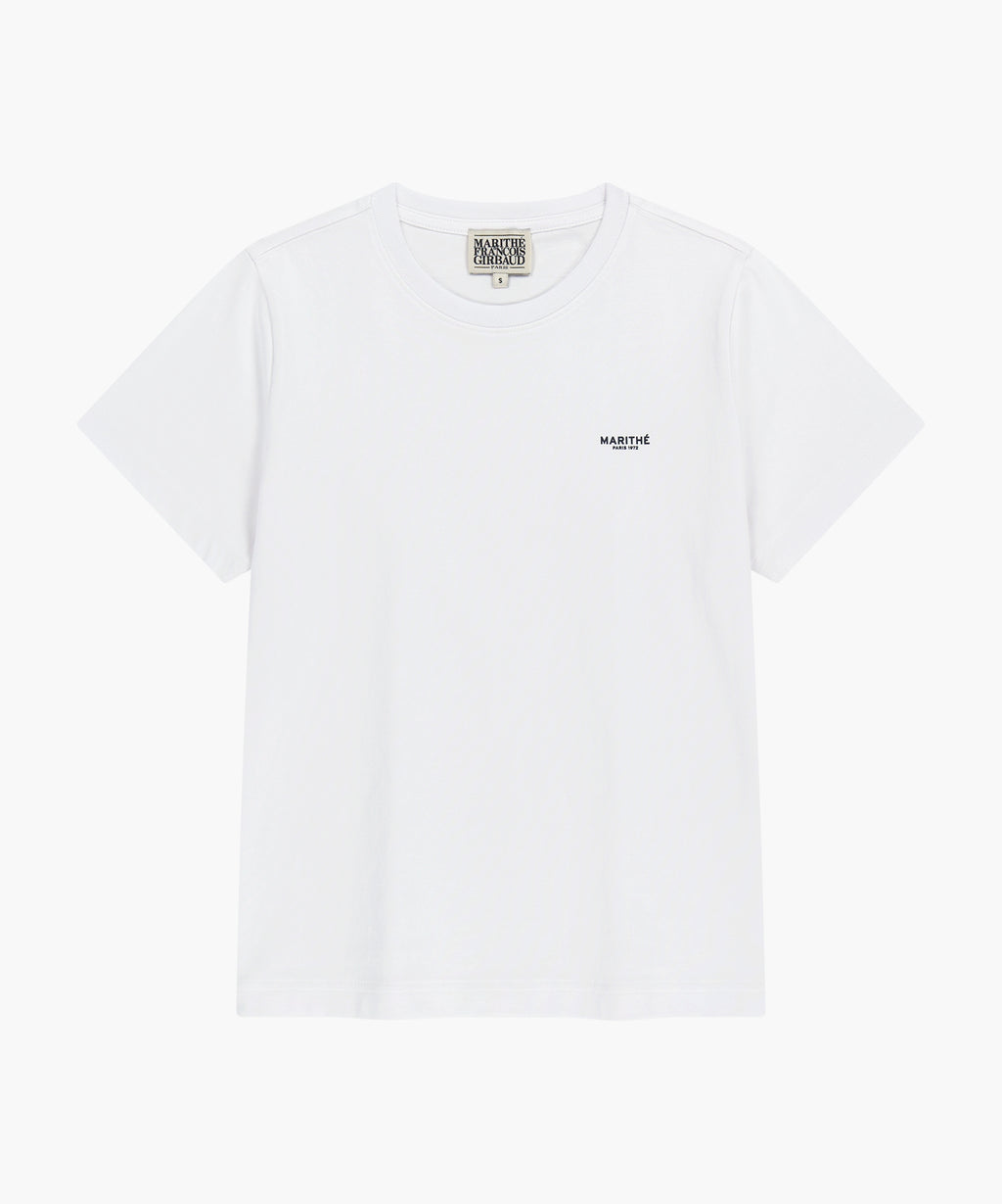 Marithe & Francois Girbaud - Small Regular Logo Tee (White) product image 6 | TRAB K-Fashion Australia