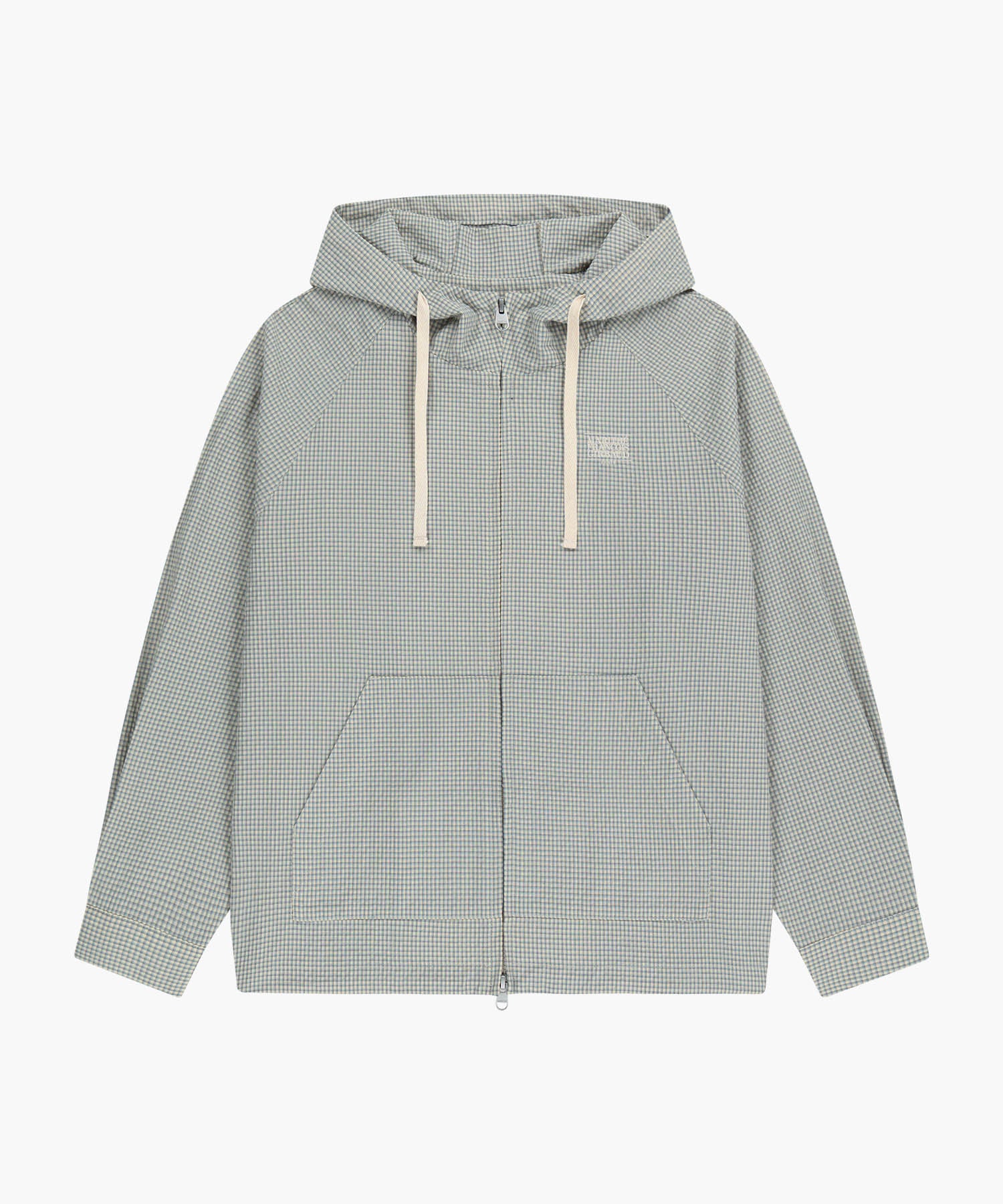 Marithe & Francois Girbaud - Classic Logo Hooded Pattern Jacket (Check) product image 6 | TRAB K-Fashion Australia